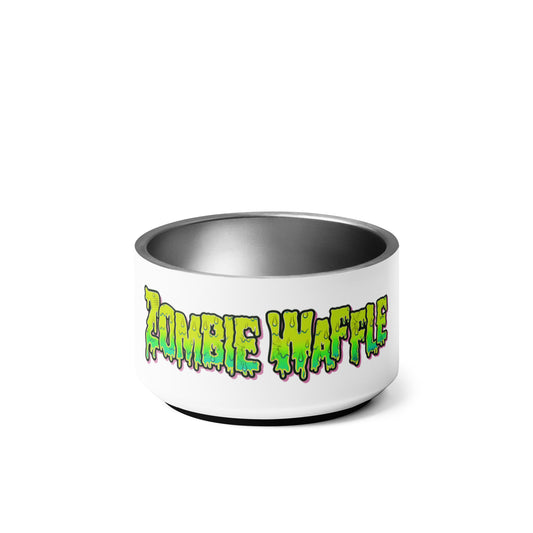 Zombie Waffle Logo Pet bowl