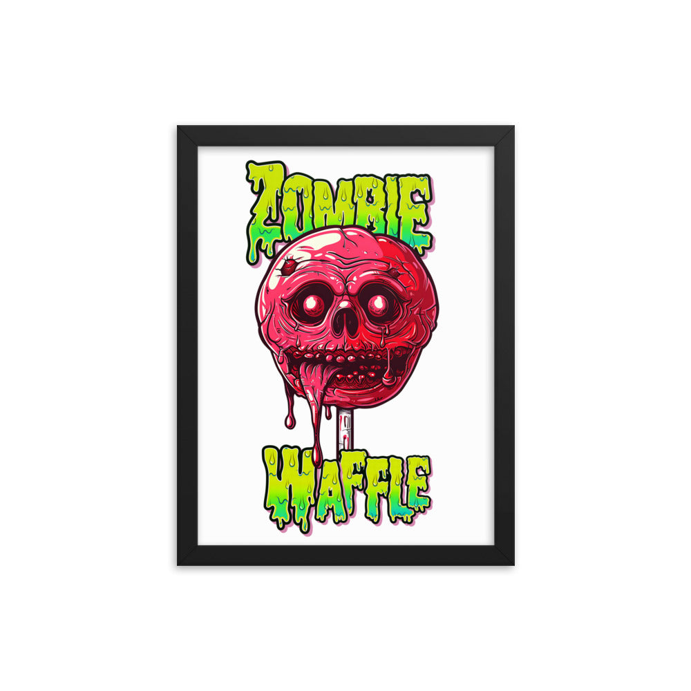 Framed Zombie Lollipop II Poster