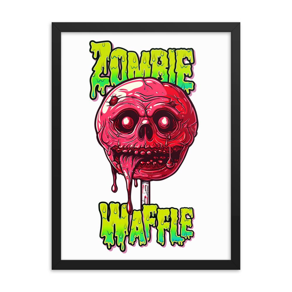 Framed Zombie Lollipop II Poster