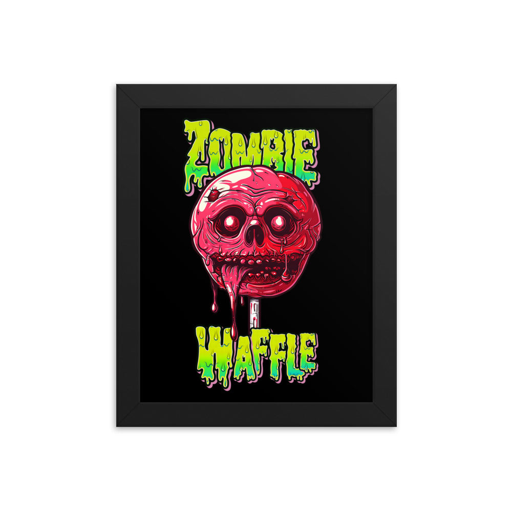 Framed Zombie Lollipop II Poster