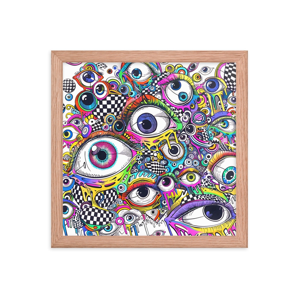 Framed Eyes Everywhere III Poster