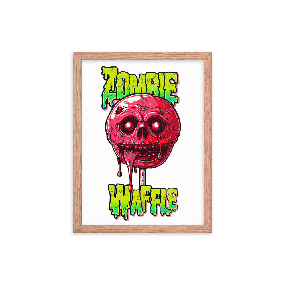 Framed Zombie Lollipop II Poster