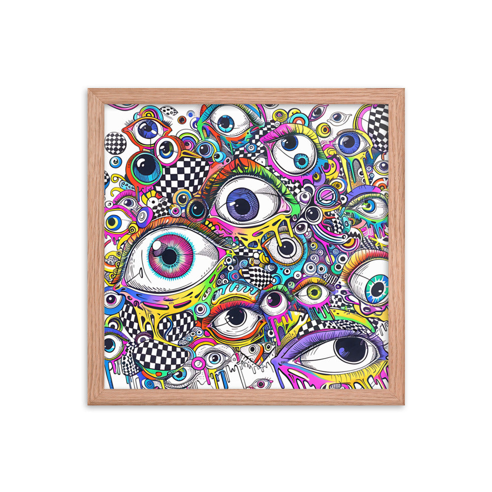 Framed Eyes Everywhere III Poster