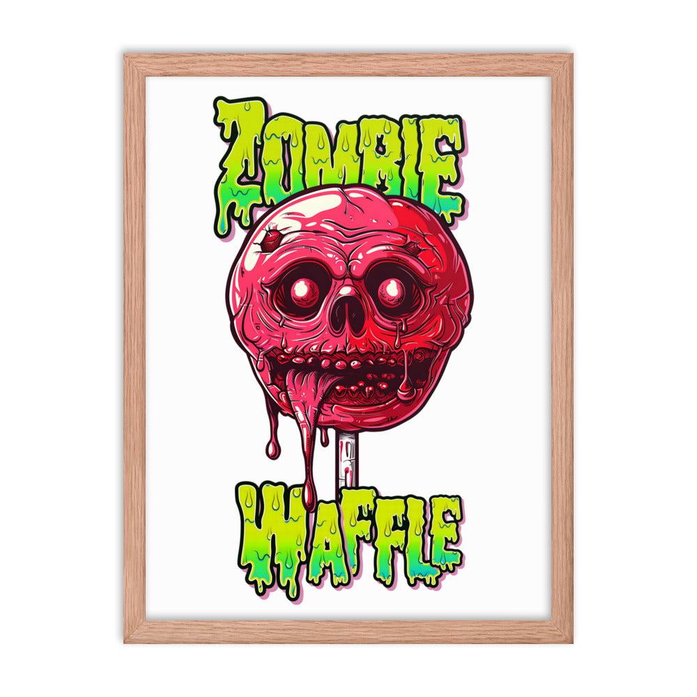 Framed Zombie Lollipop II Poster