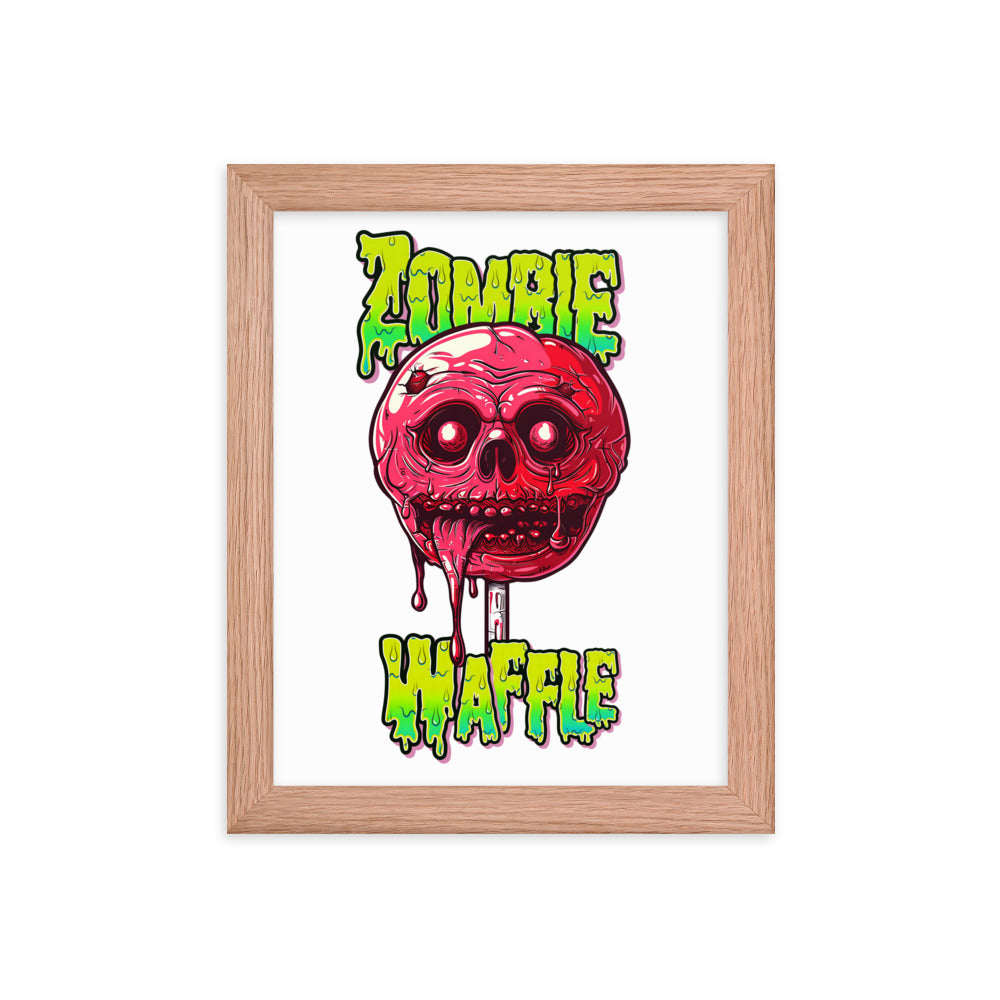 Framed Zombie Lollipop II Poster