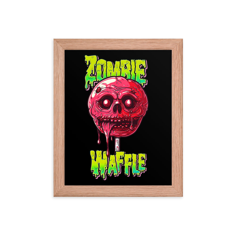 Framed Zombie Lollipop II Poster