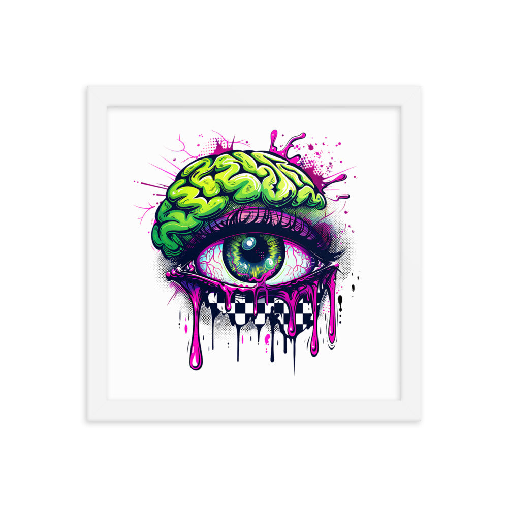 Framed Zombie Eye II Poster