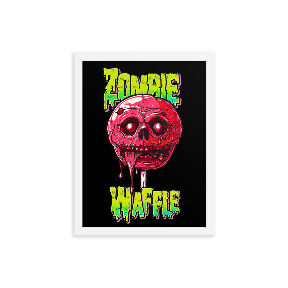 Framed Zombie Lollipop II Poster