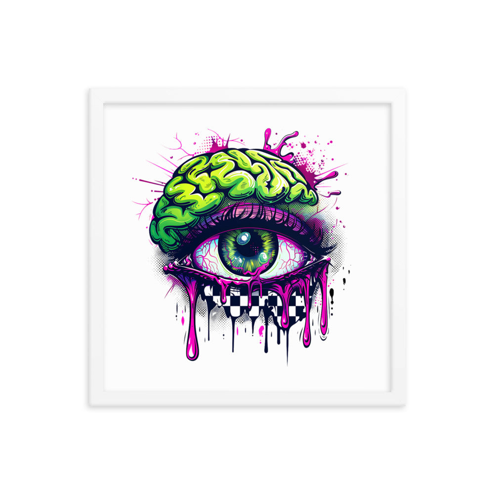 Framed Zombie Eye II Poster