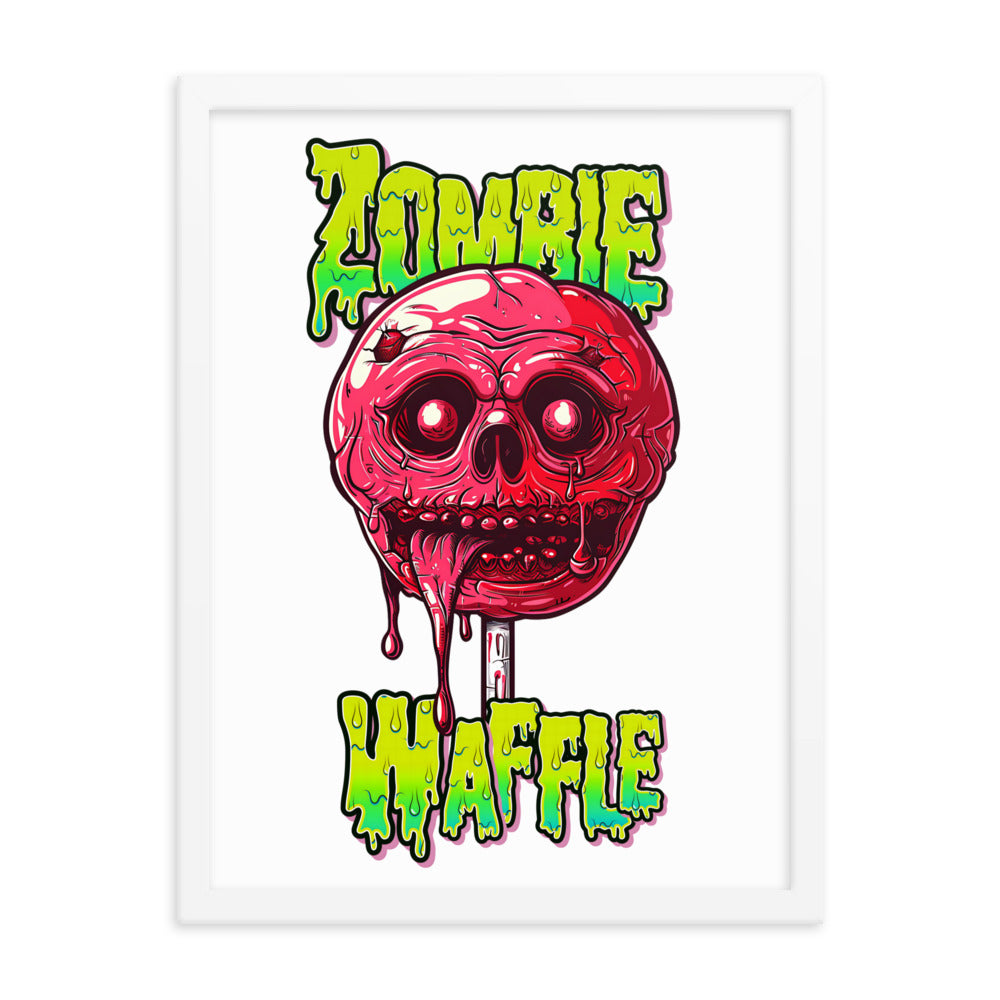 Framed Zombie Lollipop II Poster