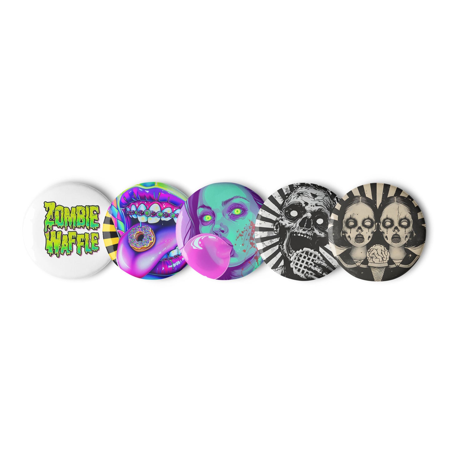 Mixed Zombie Pin Set