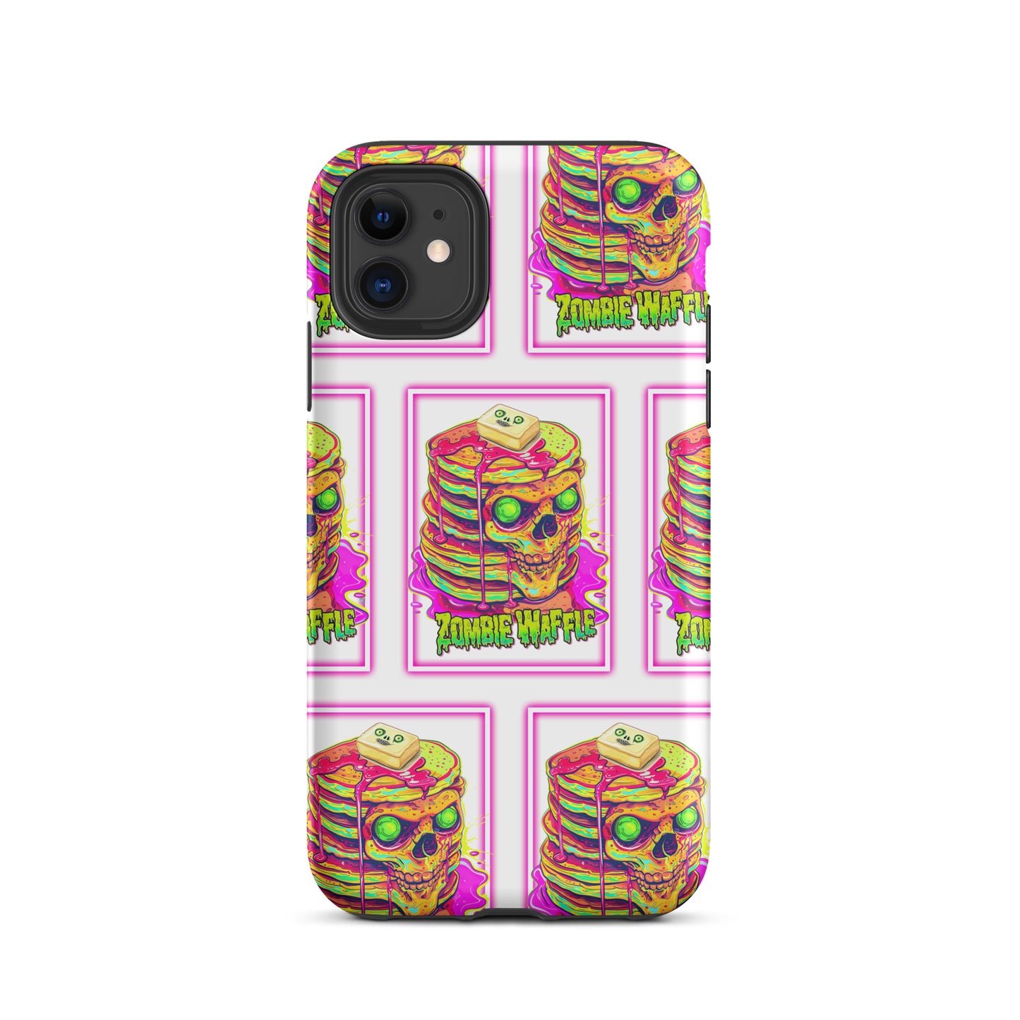 Neon Zombie Pancakes Tough Case for iPhone®