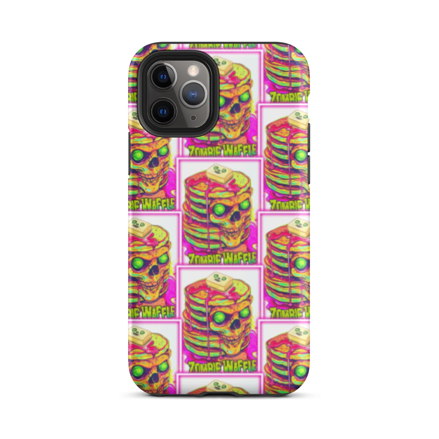 Neon Zombie Pancakes II Tough Case for iPhone®