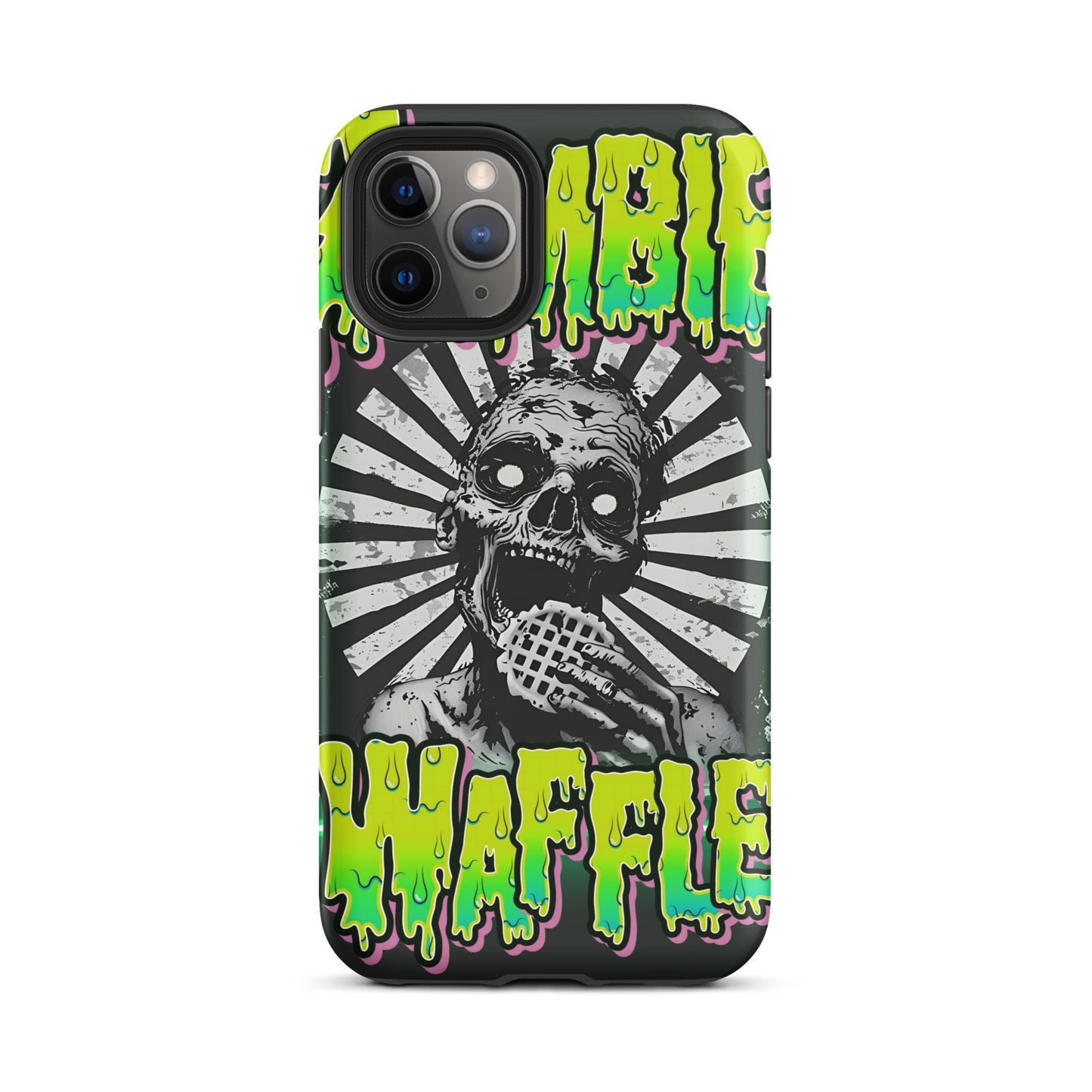 Zombie Eating a Waffle Tough Case for iPhone®