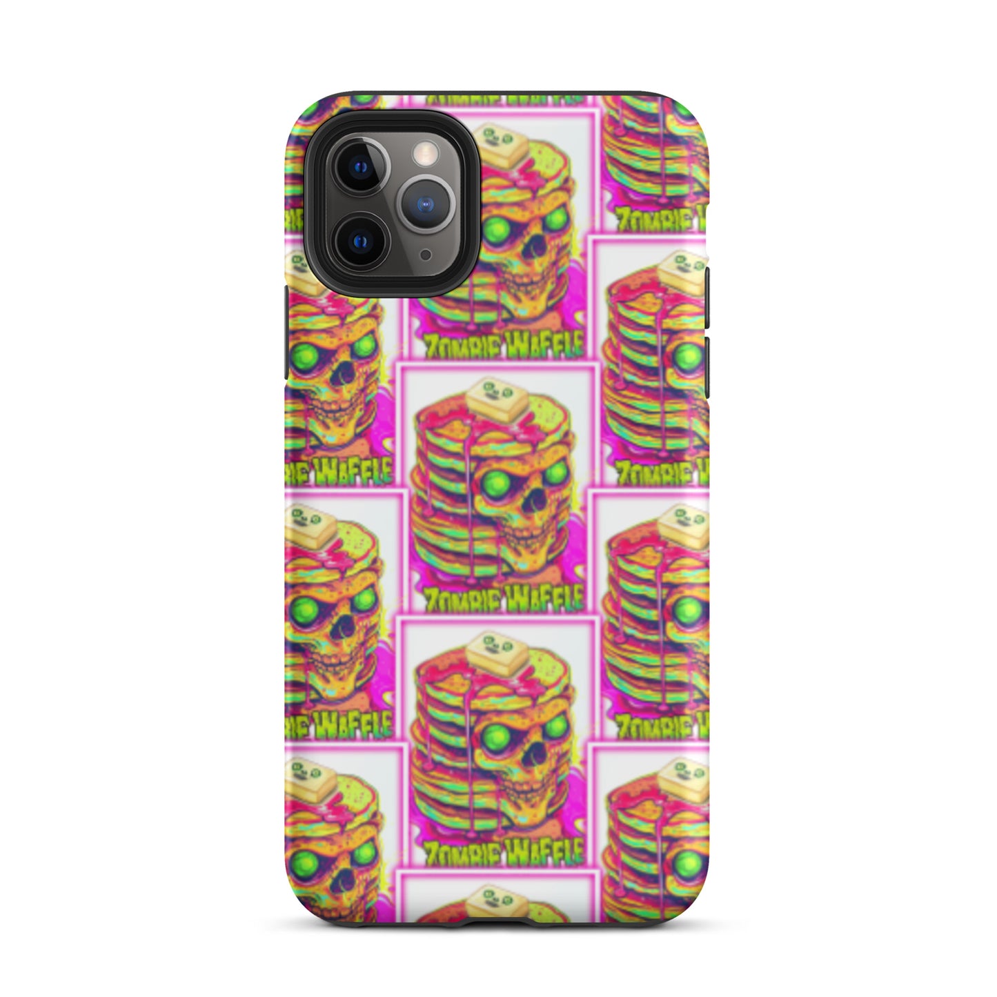 Neon Zombie Pancakes II Tough Case for iPhone®