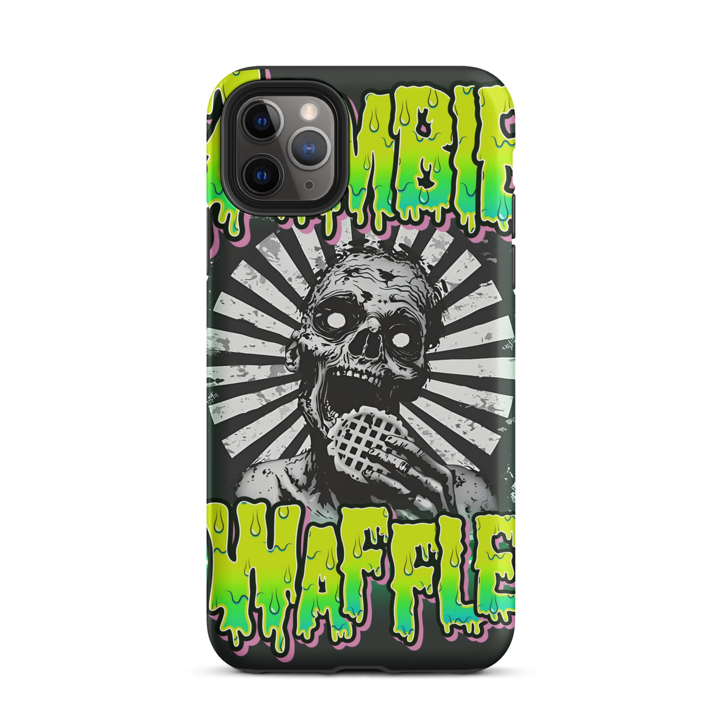 Zombie Eating a Waffle Tough Case for iPhone®