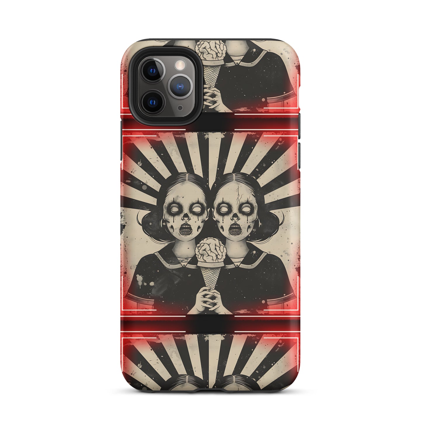 Zombie Twins Tiles Tough Case for iPhone®