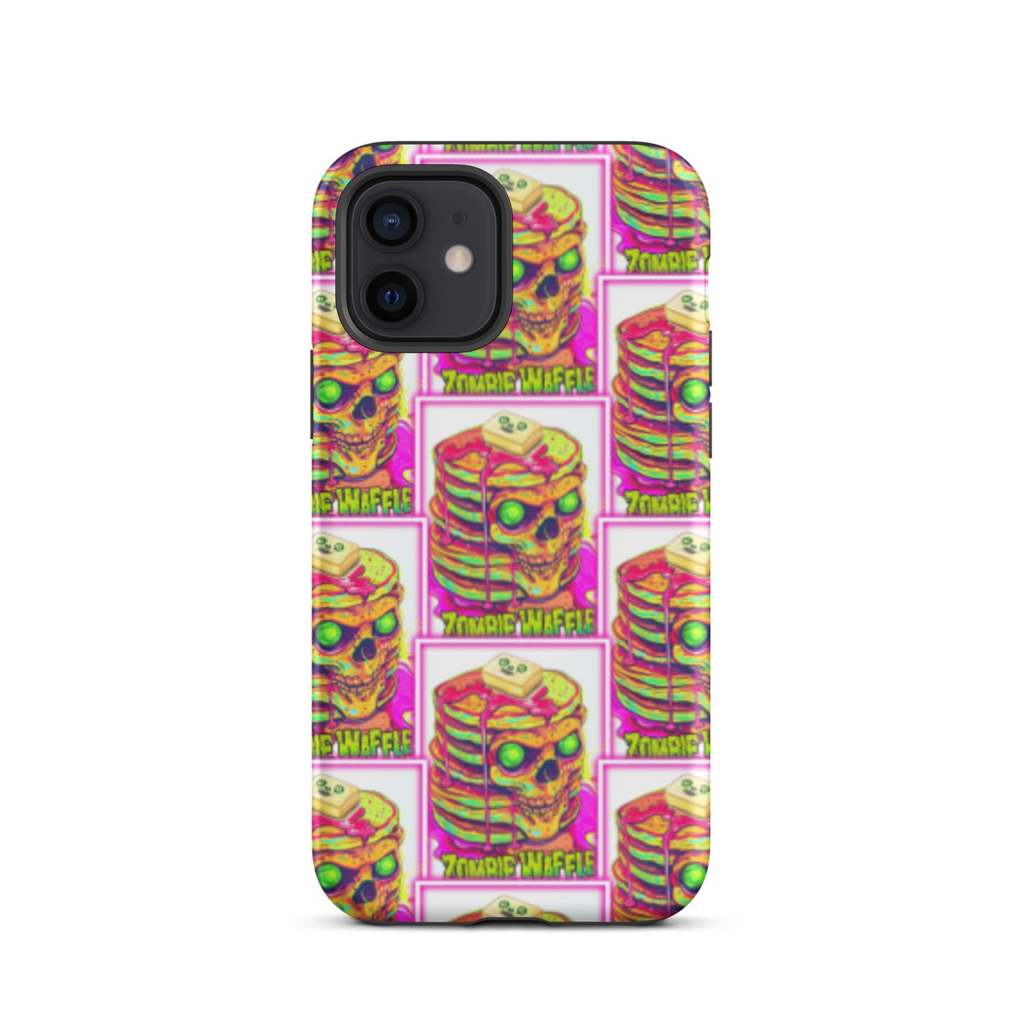 Neon Zombie Pancakes II Tough Case for iPhone®