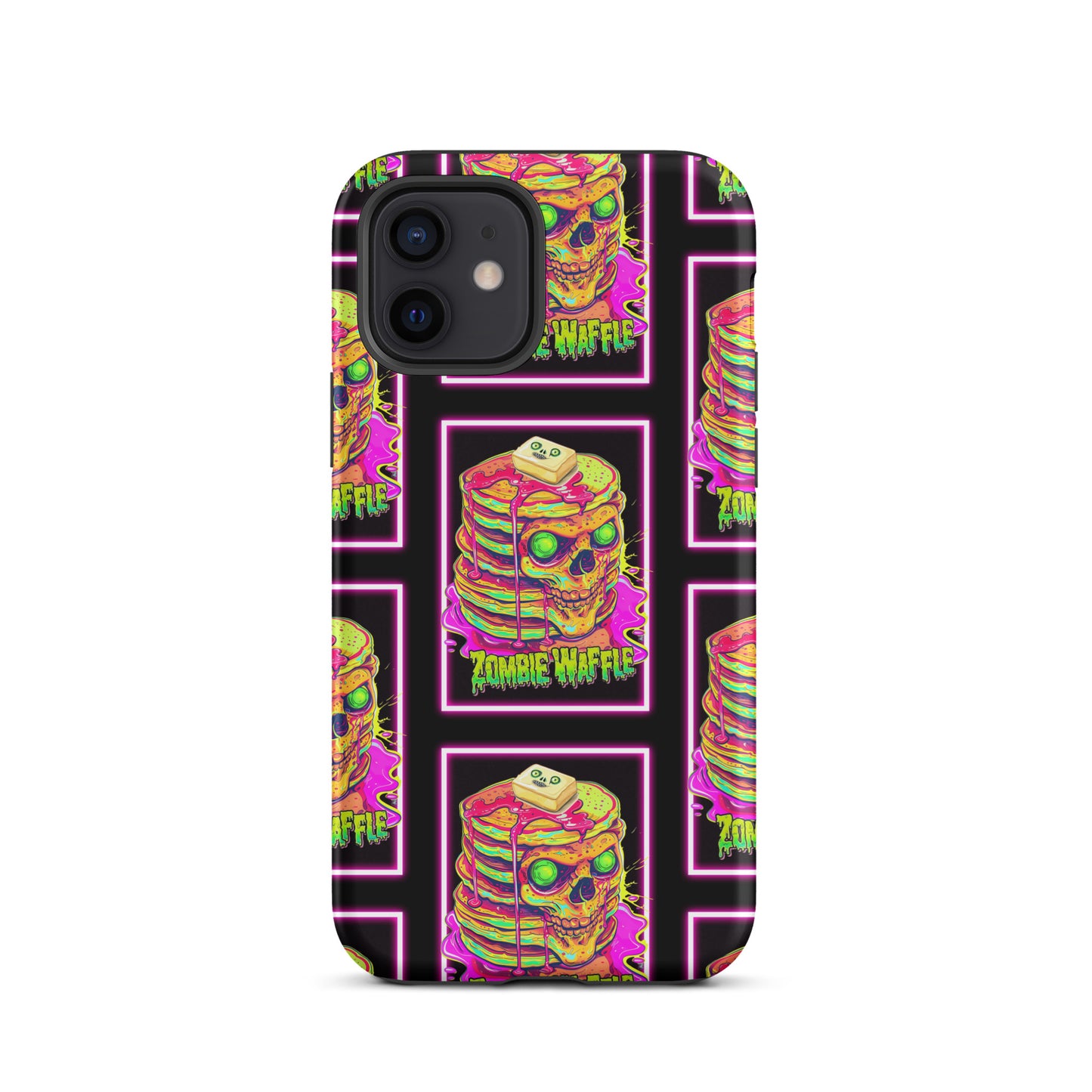 Neon Zombie Pancakes Tough Case for iPhone®