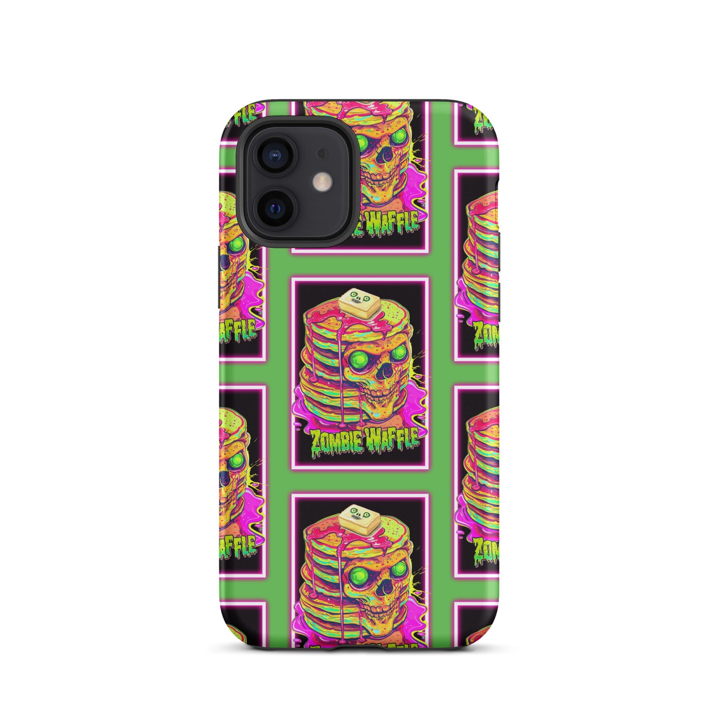 Neon Zombie Pancakes Tough Case for iPhone®