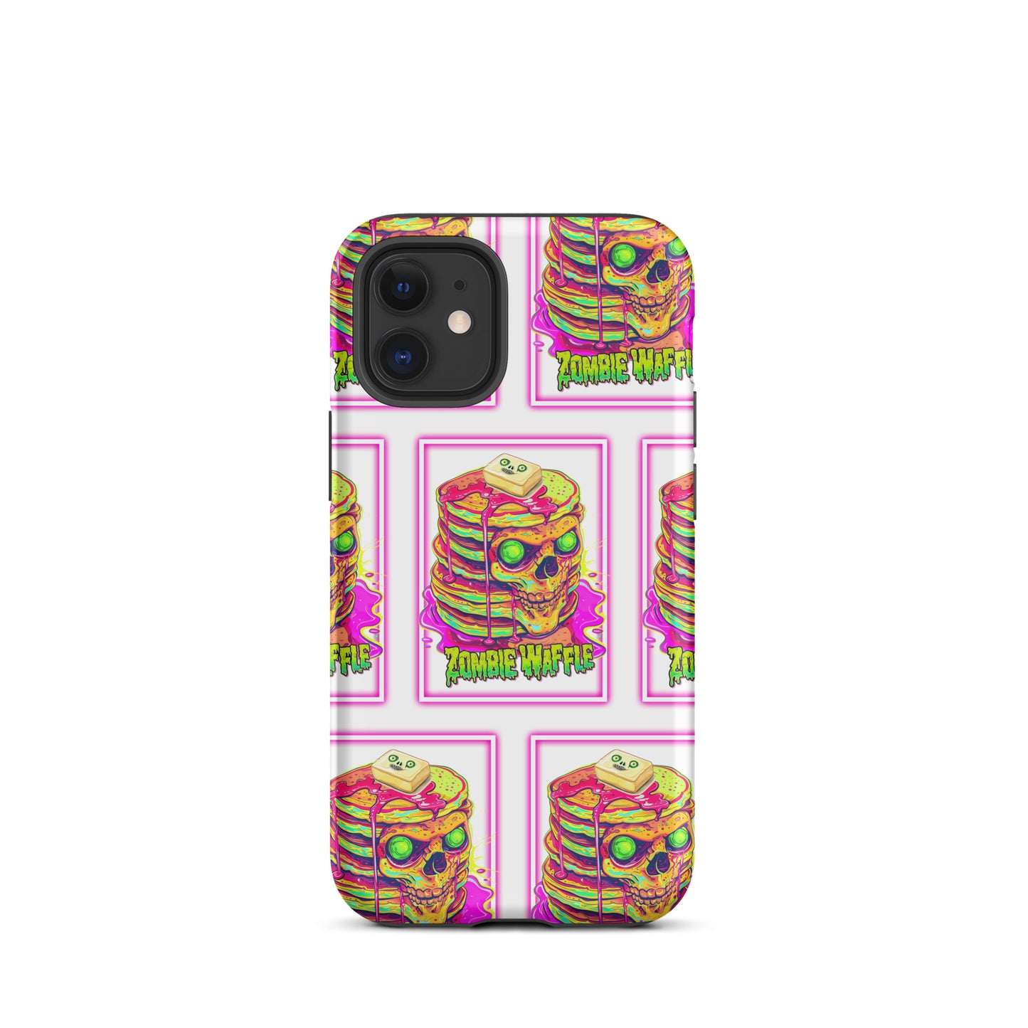 Neon Zombie Pancakes Tough Case for iPhone®