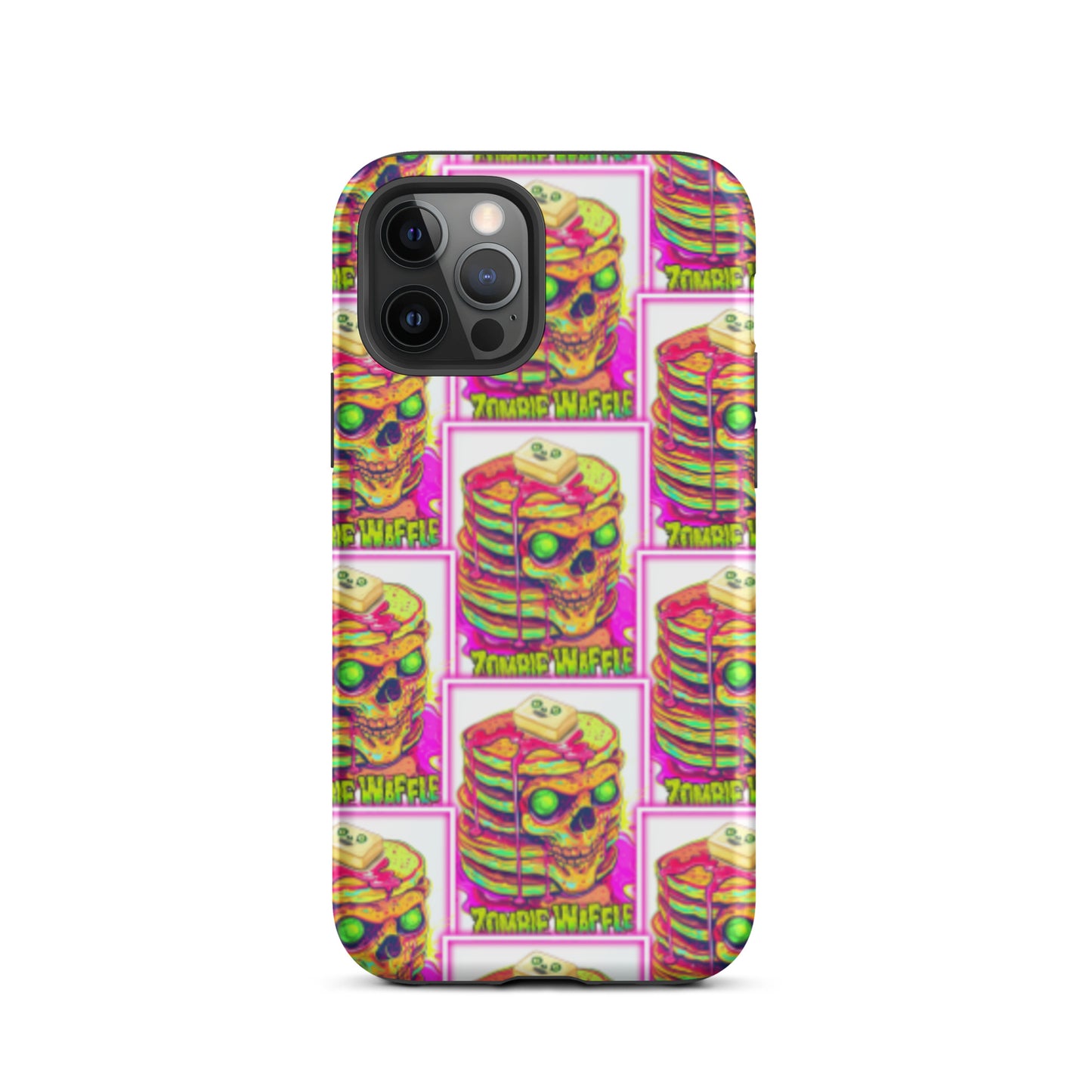 Neon Zombie Pancakes II Tough Case for iPhone®