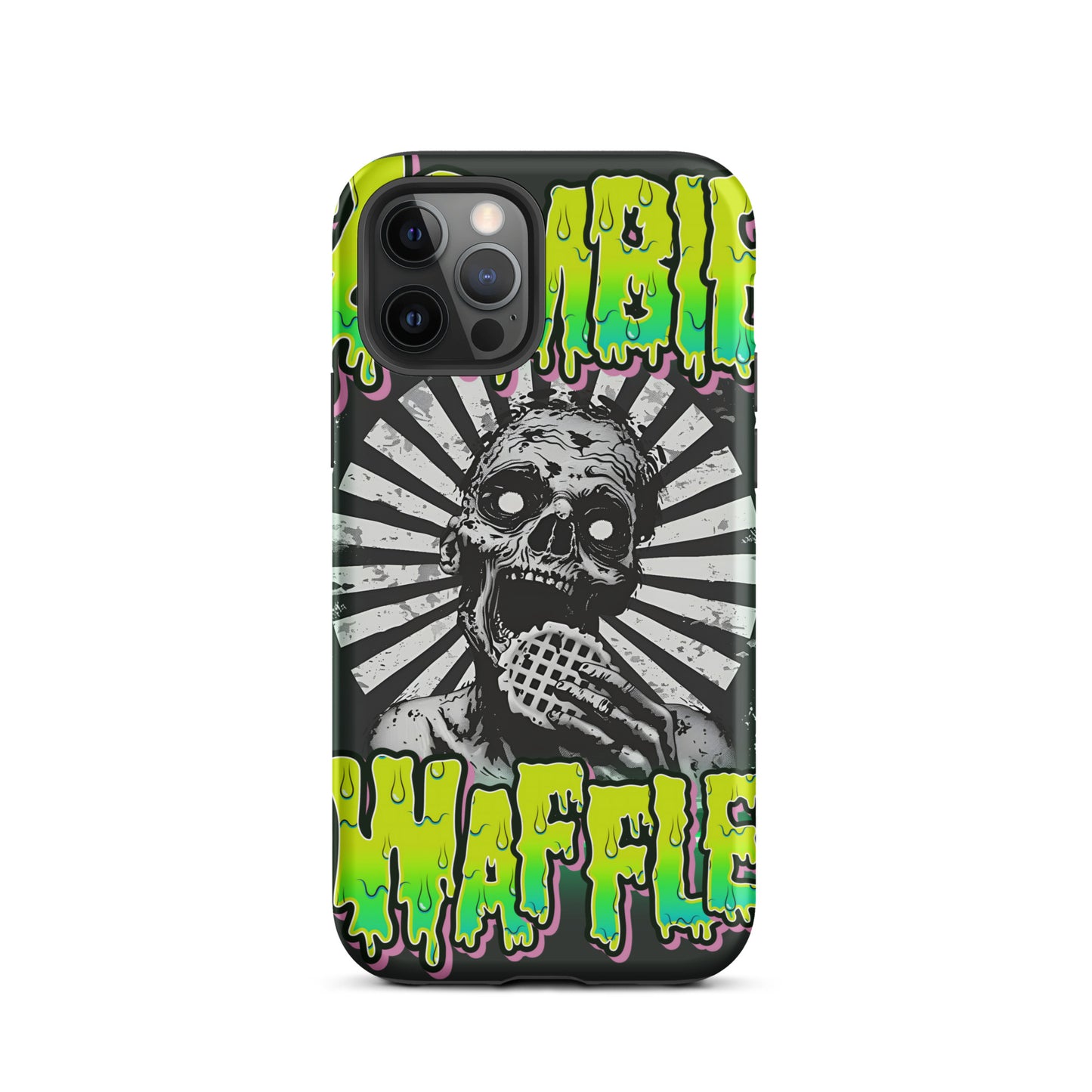 Zombie Eating a Waffle Tough Case for iPhone®