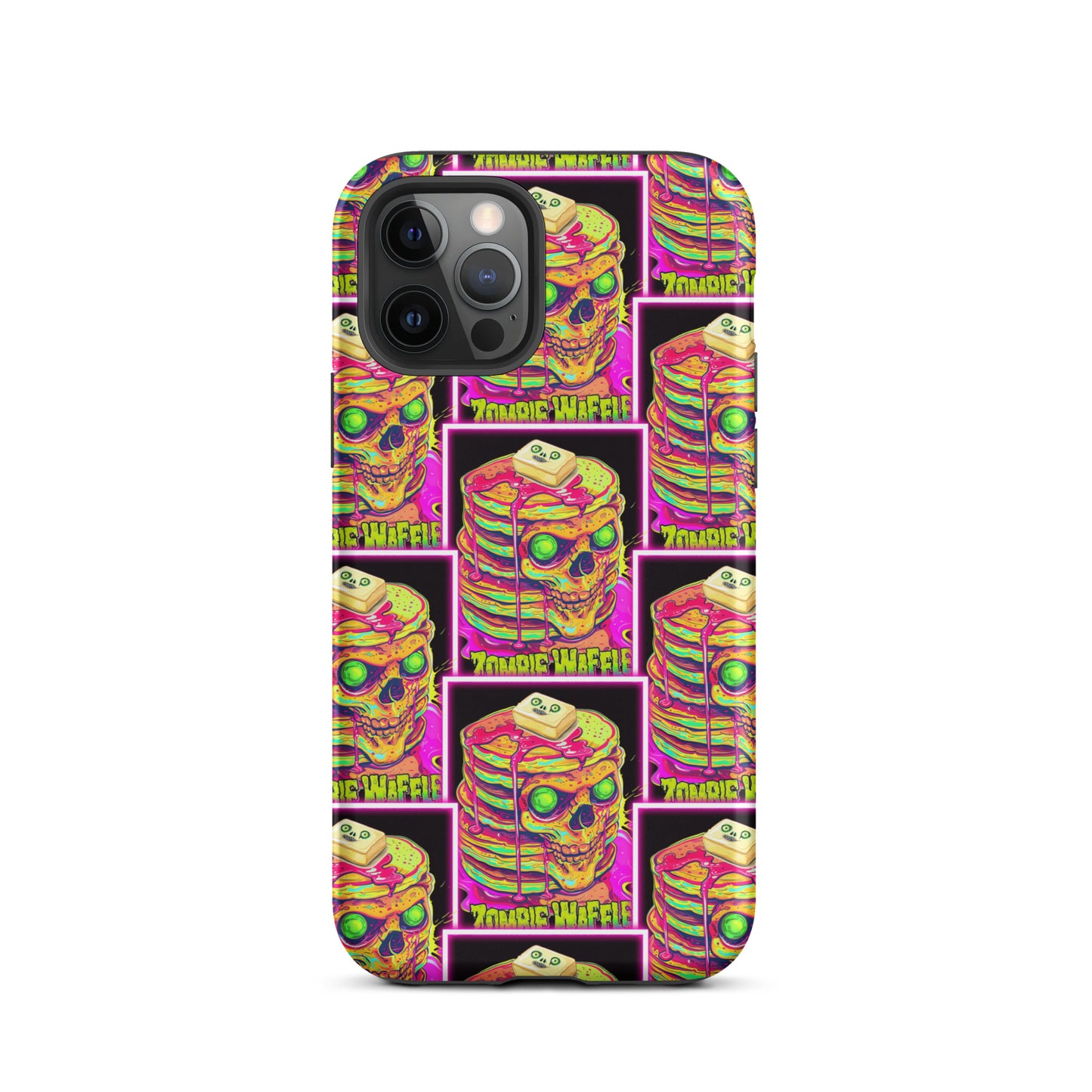 Neon Zombie Pancakes II Tough Case for iPhone®