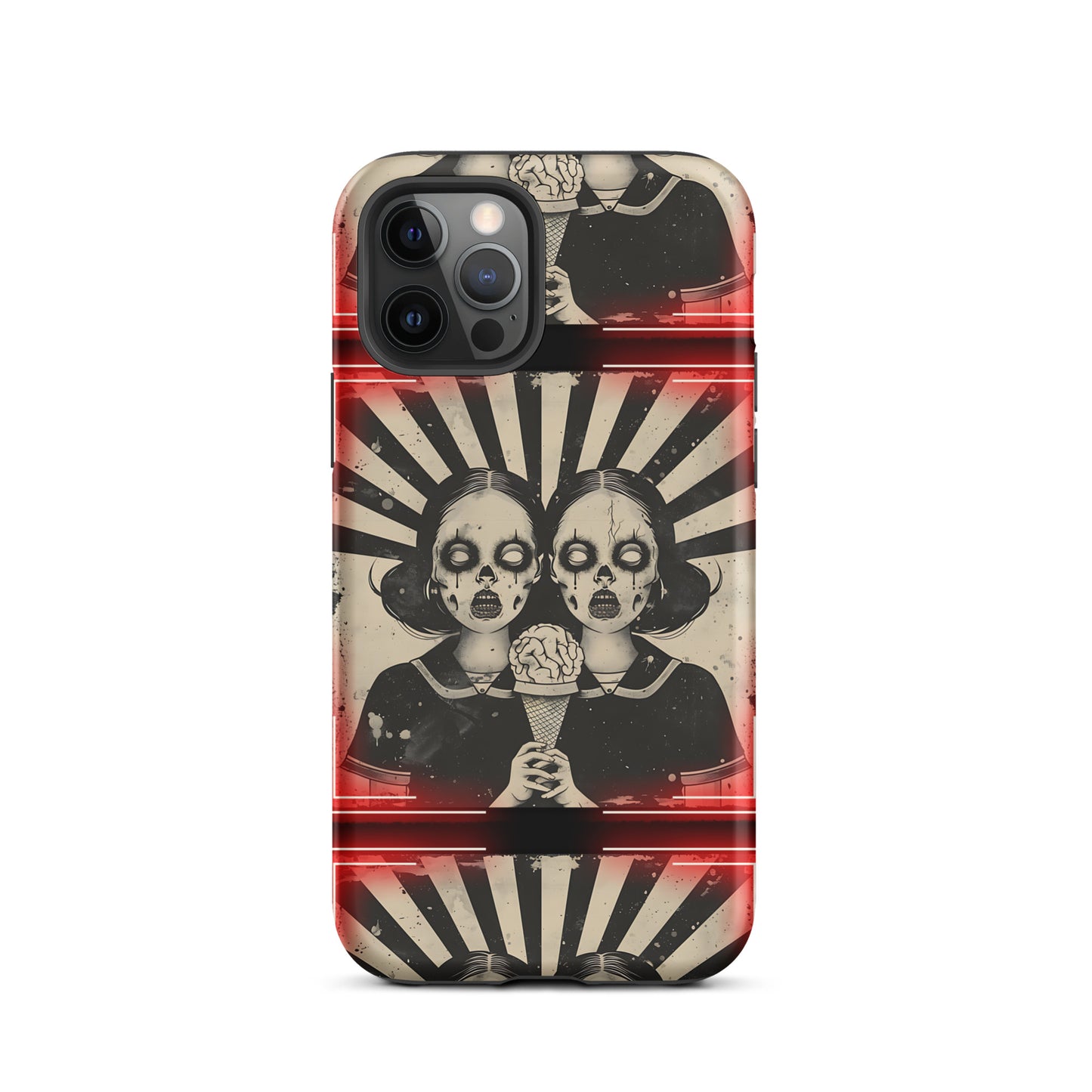 Zombie Twins Tiles Tough Case for iPhone®