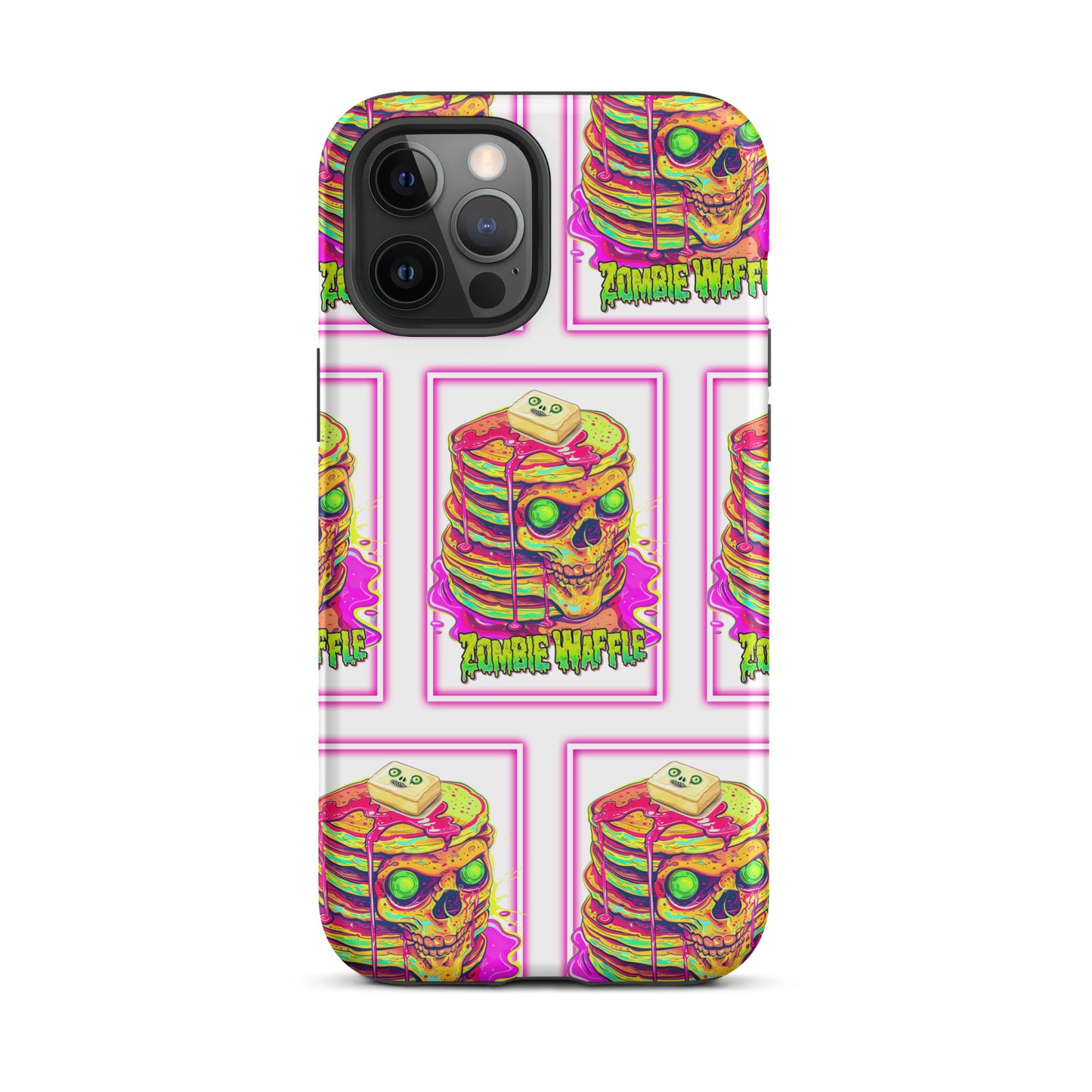 Neon Zombie Pancakes Tough Case for iPhone®