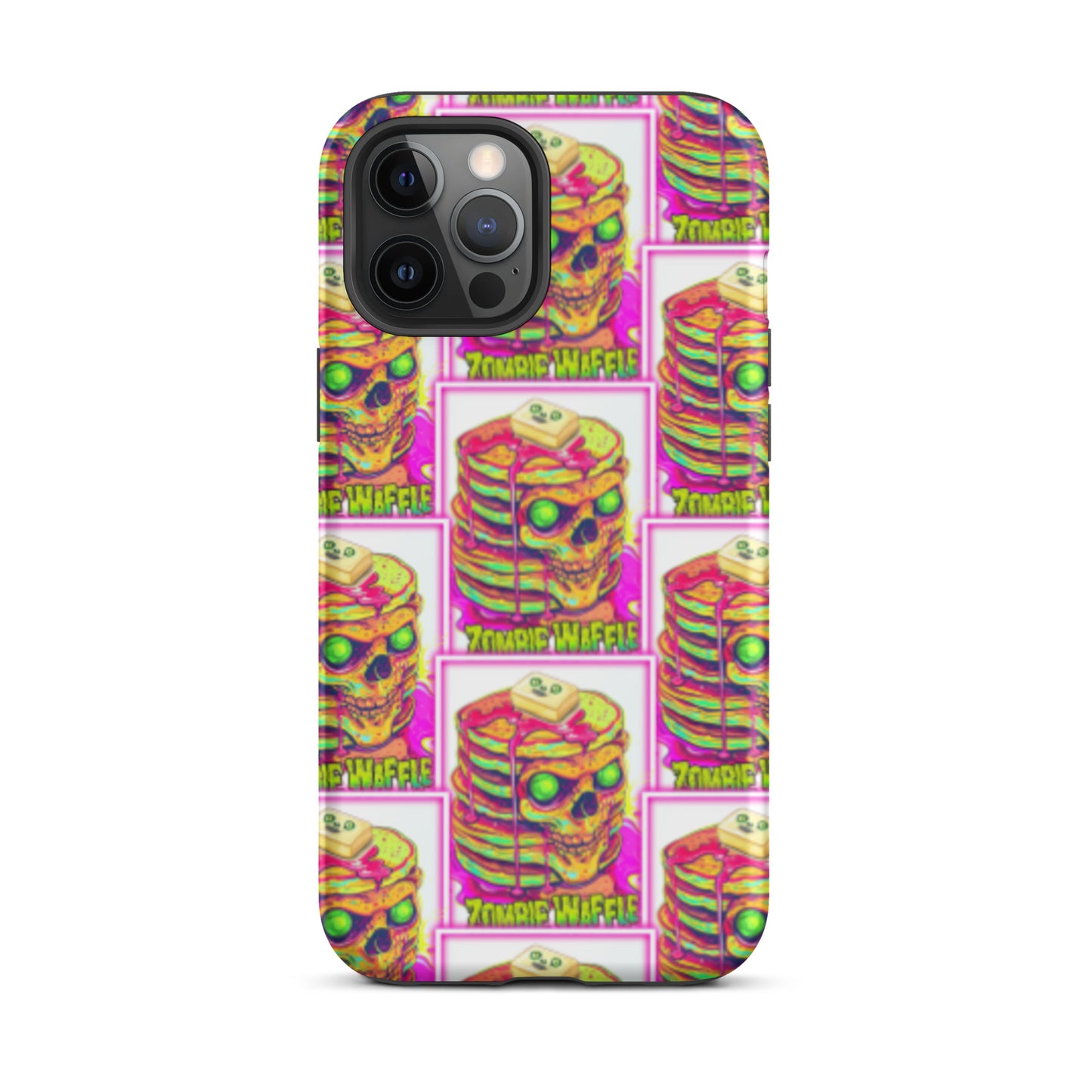 Neon Zombie Pancakes II Tough Case for iPhone®