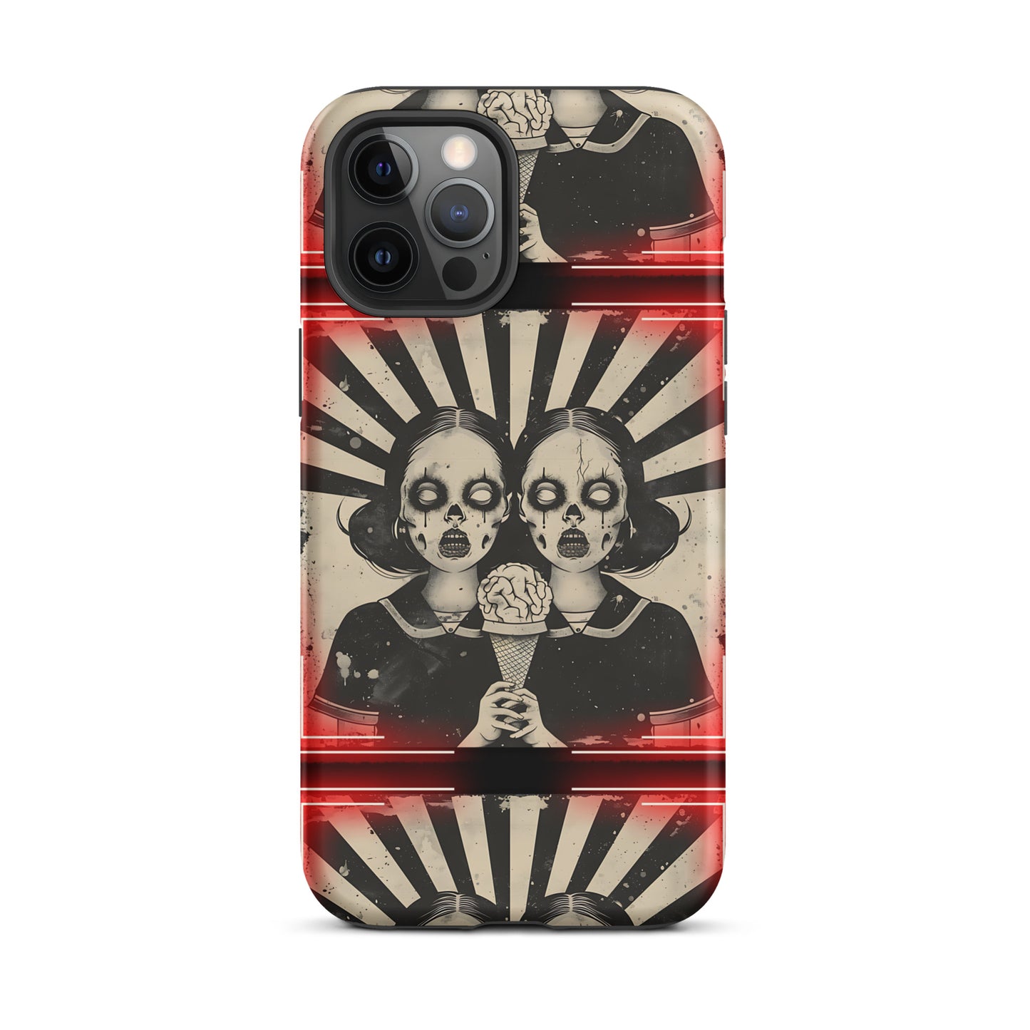 Zombie Twins Tiles Tough Case for iPhone®