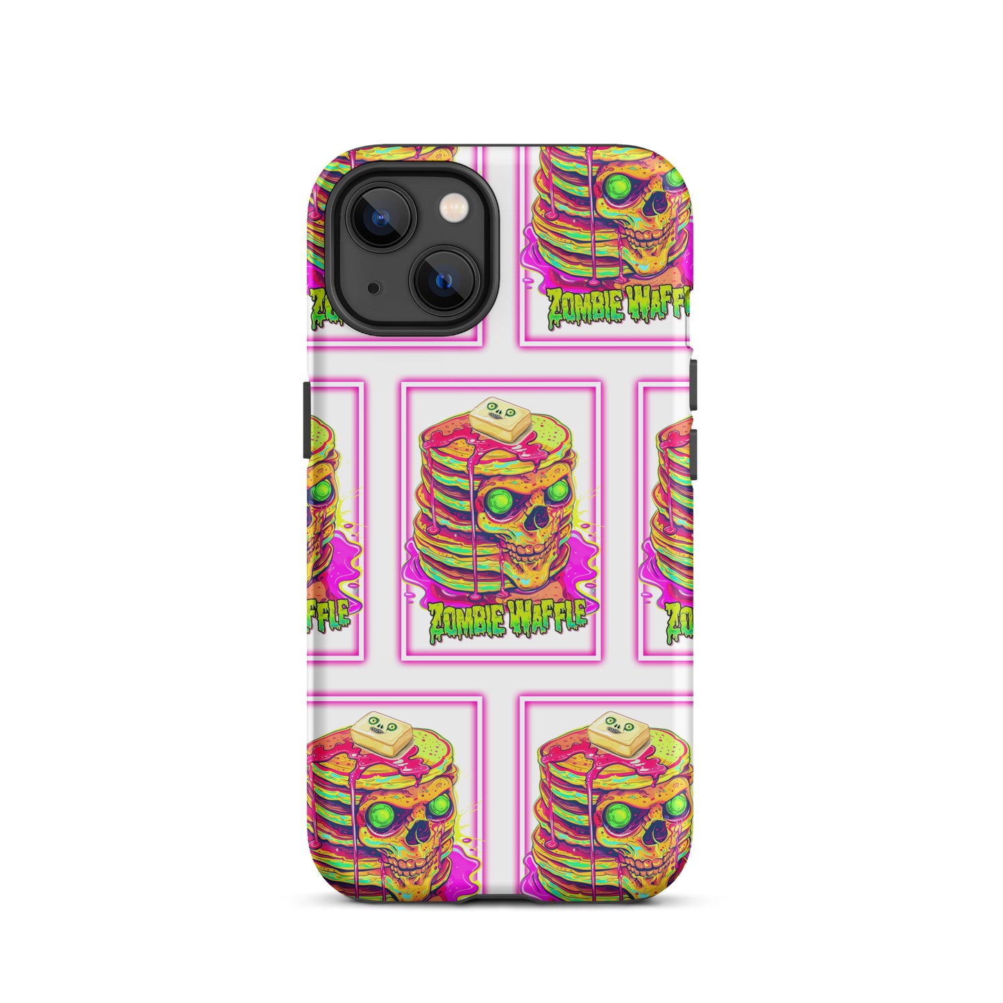 Neon Zombie Pancakes Tough Case for iPhone®