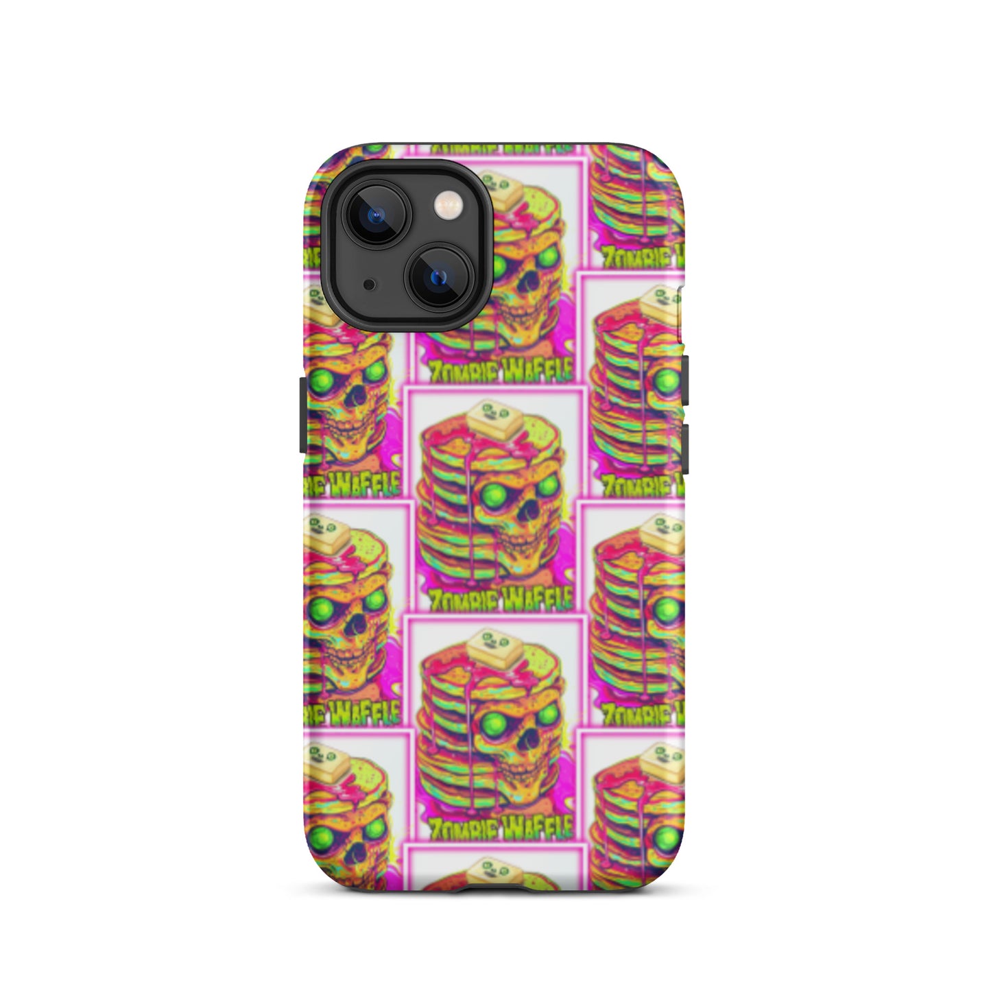 Neon Zombie Pancakes II Tough Case for iPhone®