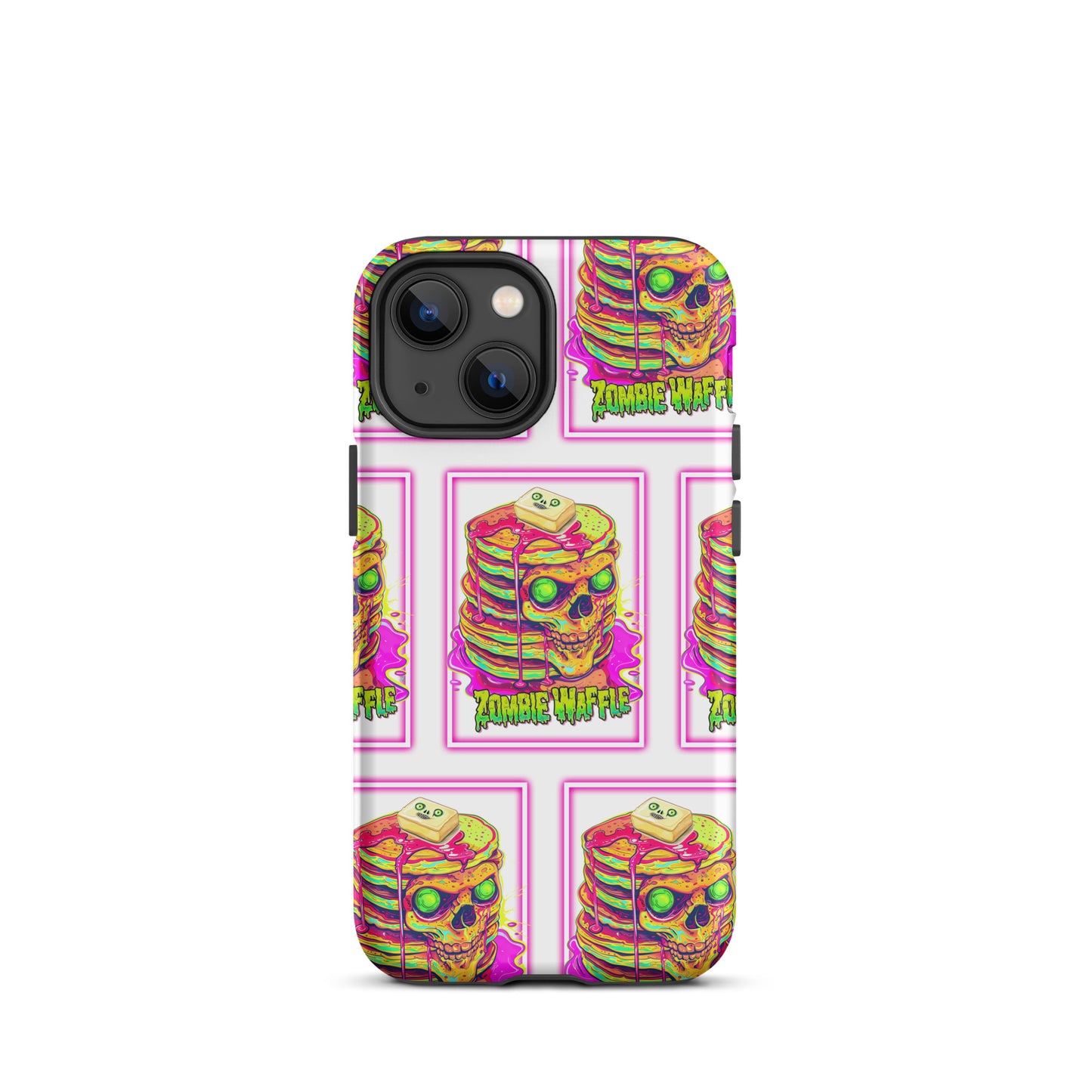 Neon Zombie Pancakes Tough Case for iPhone®