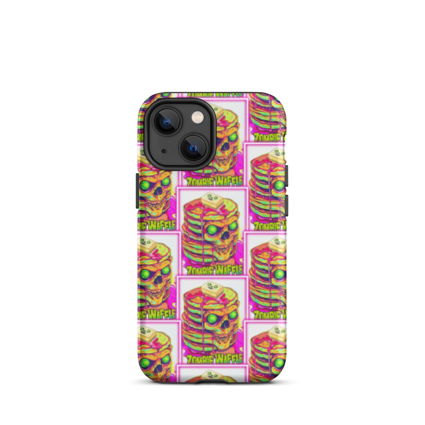 Neon Zombie Pancakes II Tough Case for iPhone®