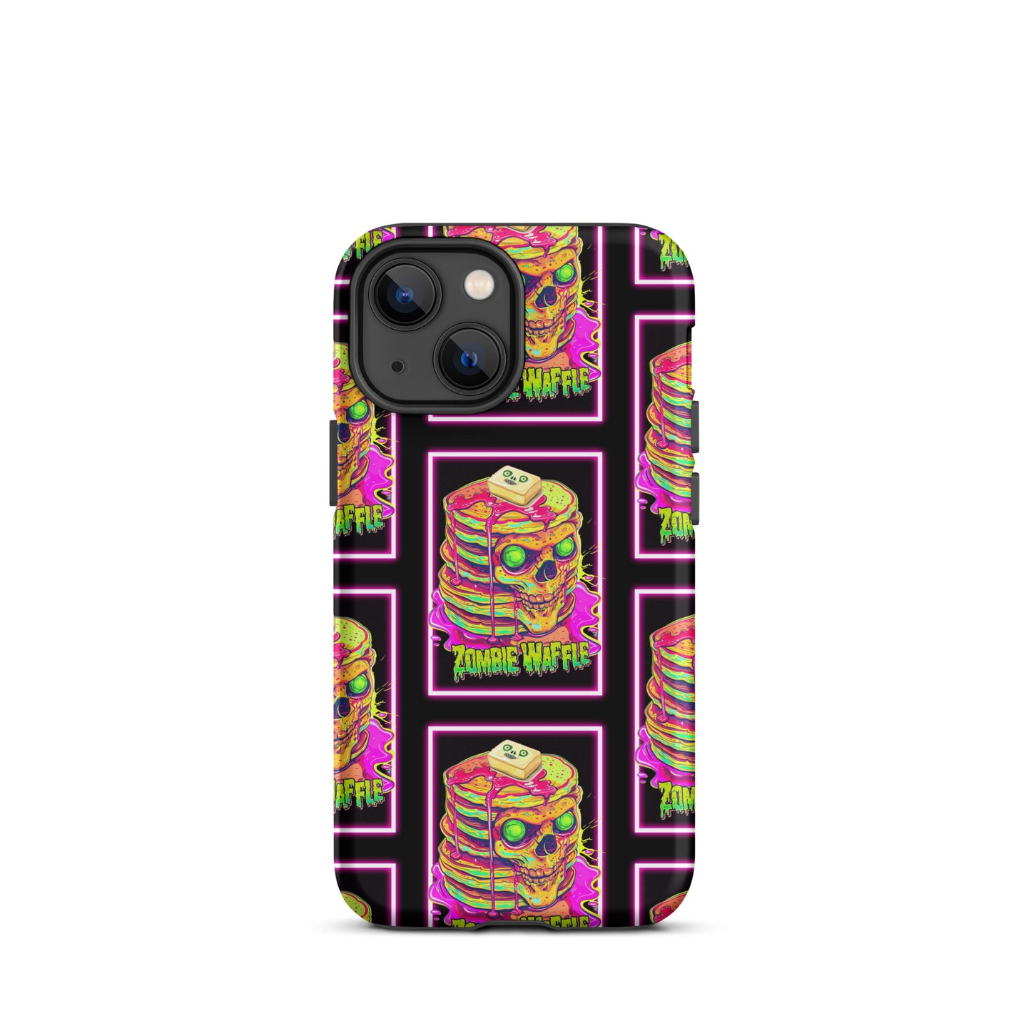 Neon Zombie Pancakes Tough Case for iPhone®