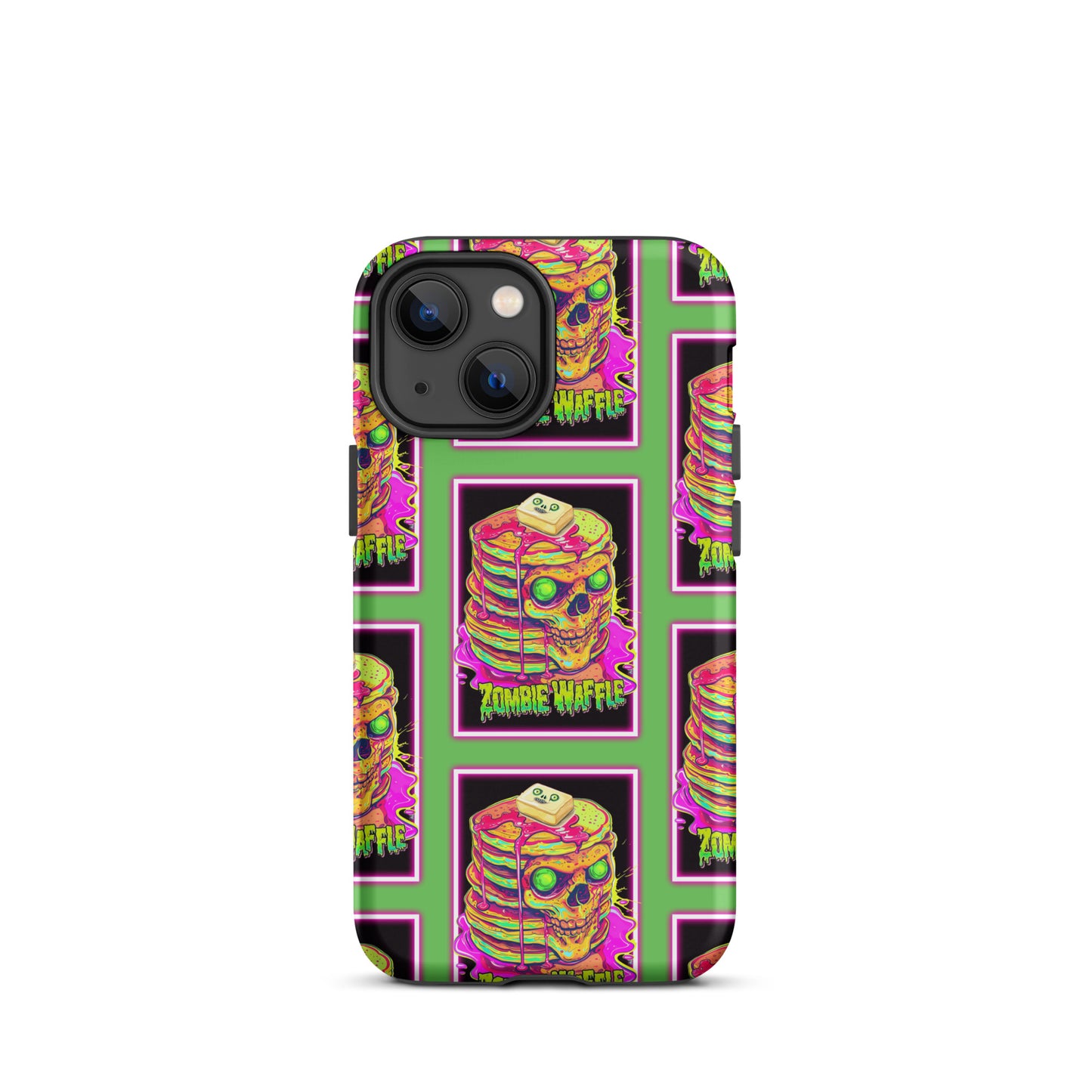 Neon Zombie Pancakes Tough Case for iPhone®