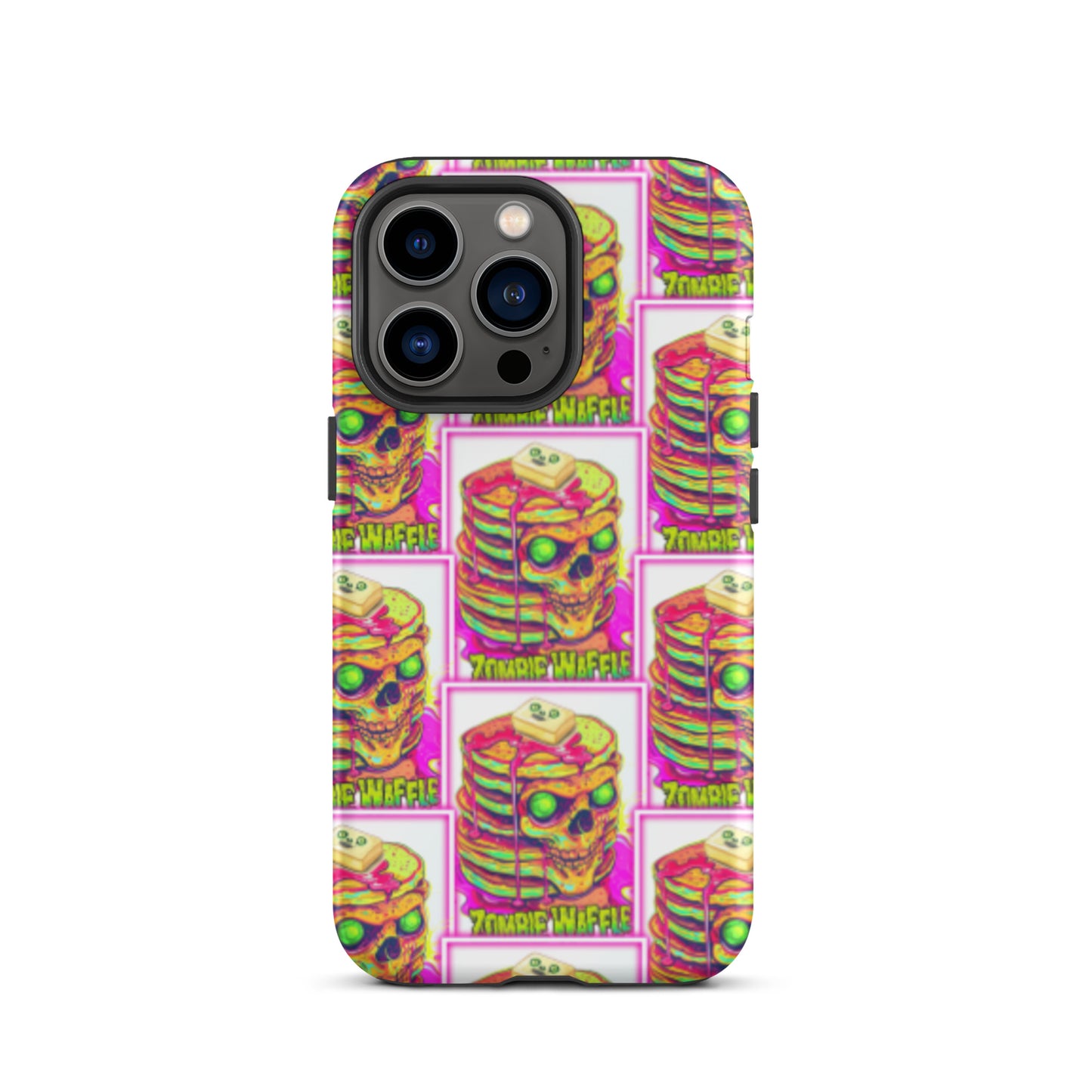 Neon Zombie Pancakes II Tough Case for iPhone®