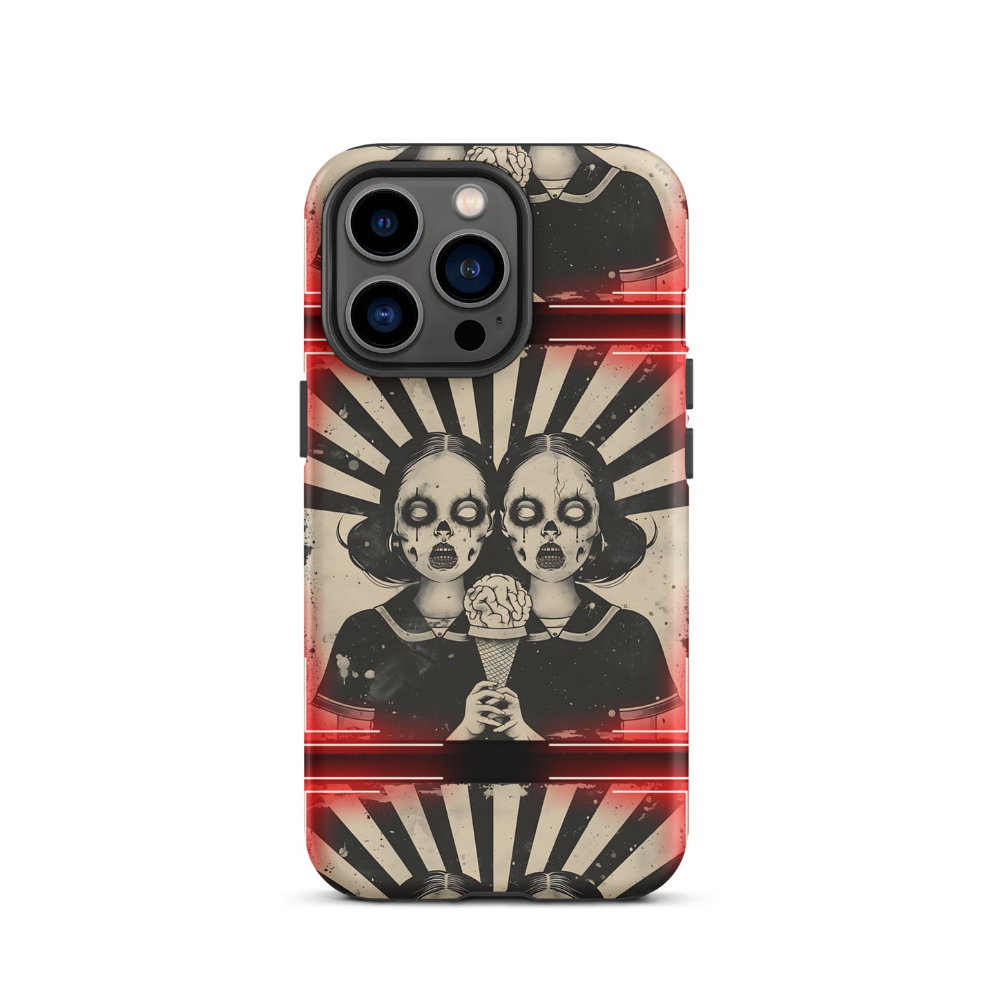 Zombie Twins Tiles Tough Case for iPhone®