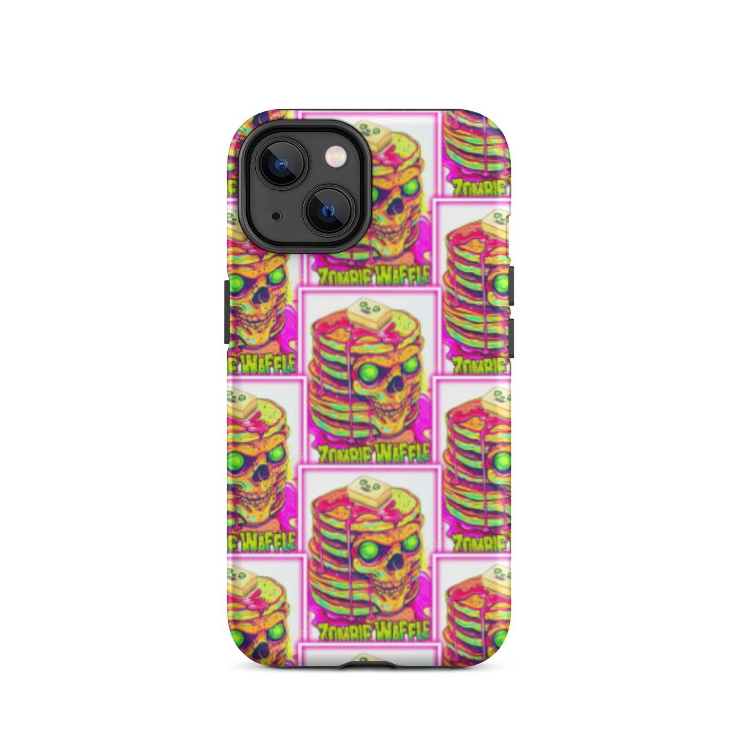 Neon Zombie Pancakes II Tough Case for iPhone®