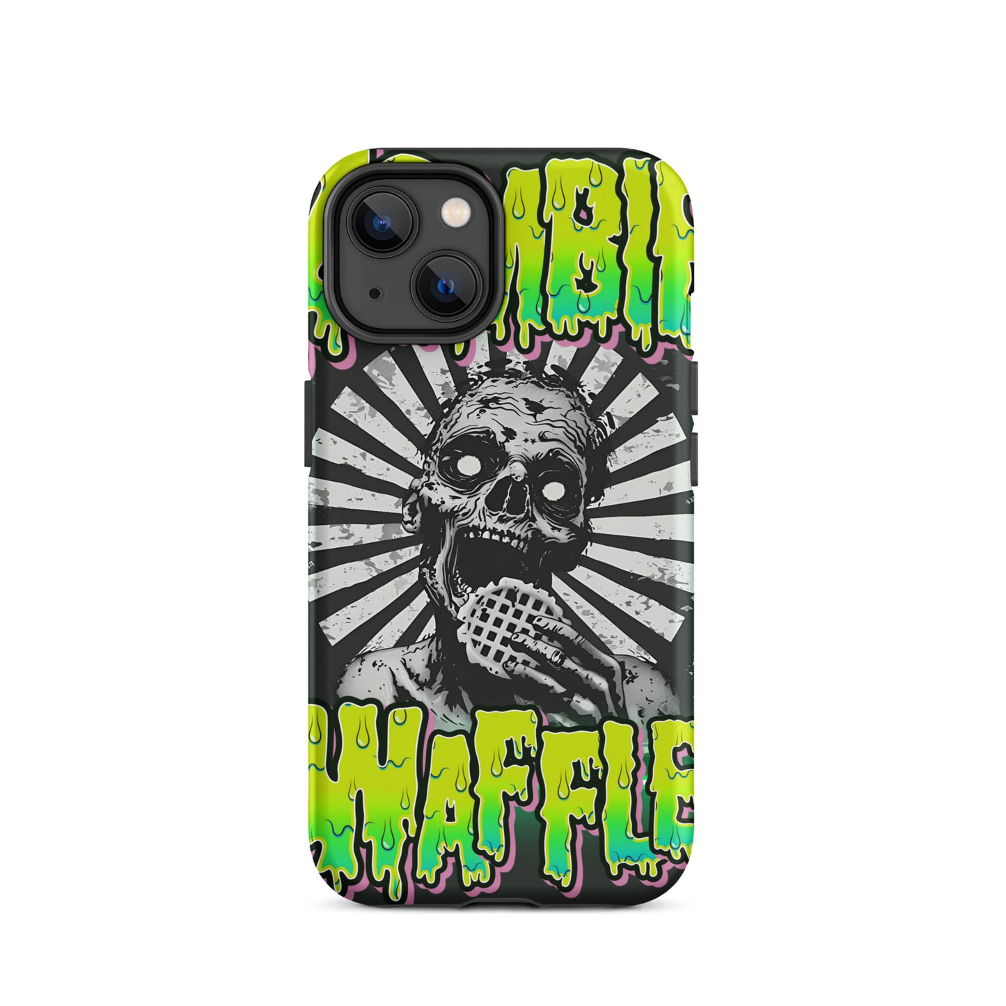 Zombie Eating a Waffle Tough Case for iPhone®