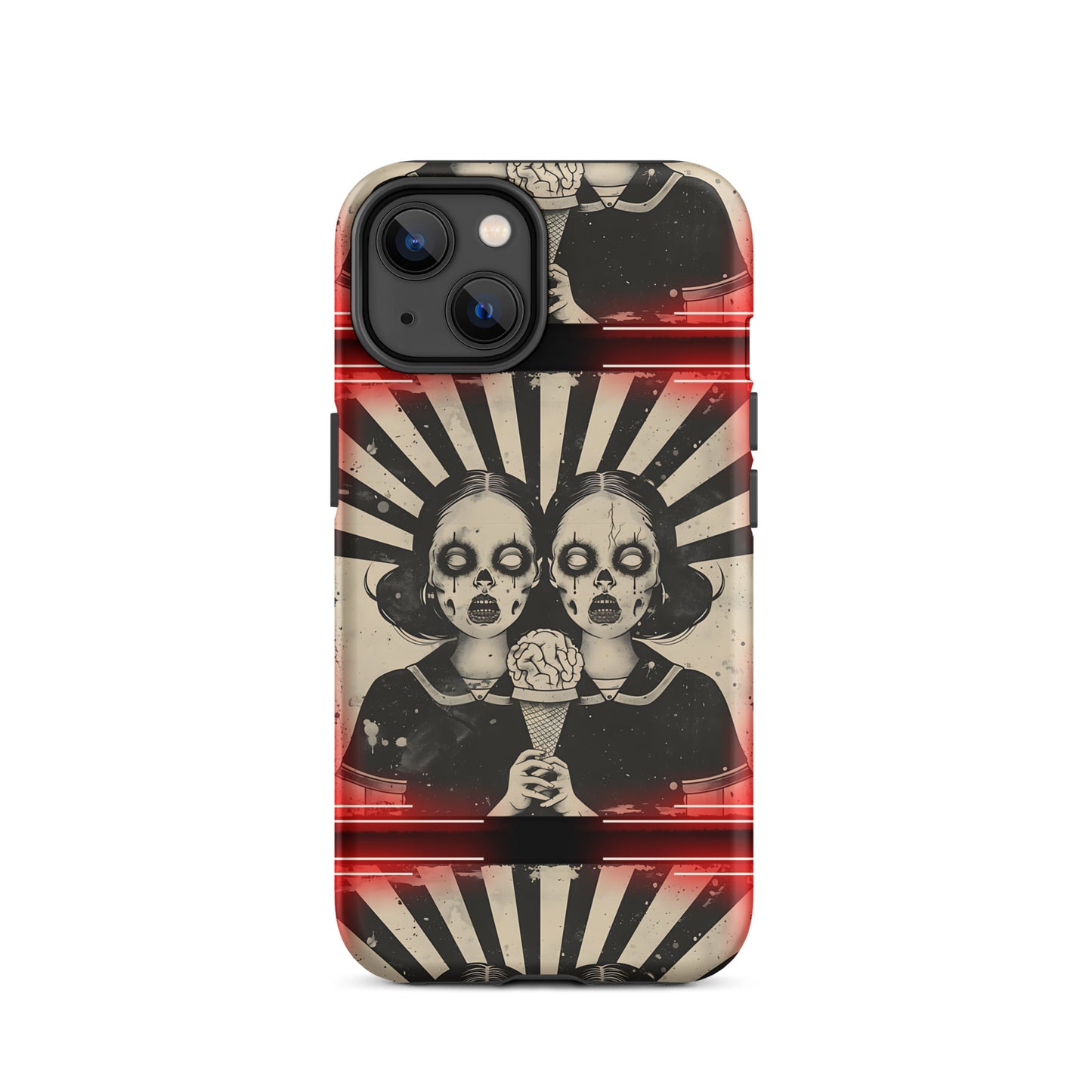 Zombie Twins Tiles Tough Case for iPhone®