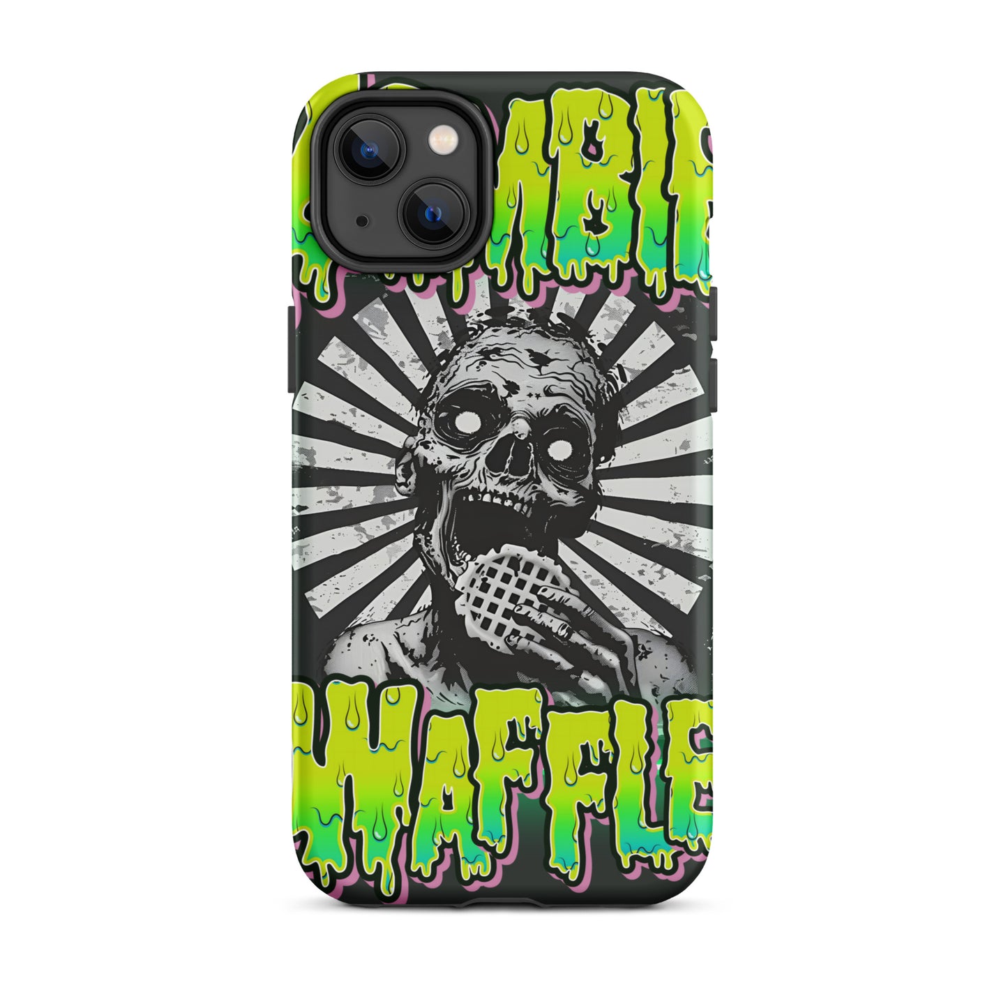 Zombie Eating a Waffle Tough Case for iPhone®