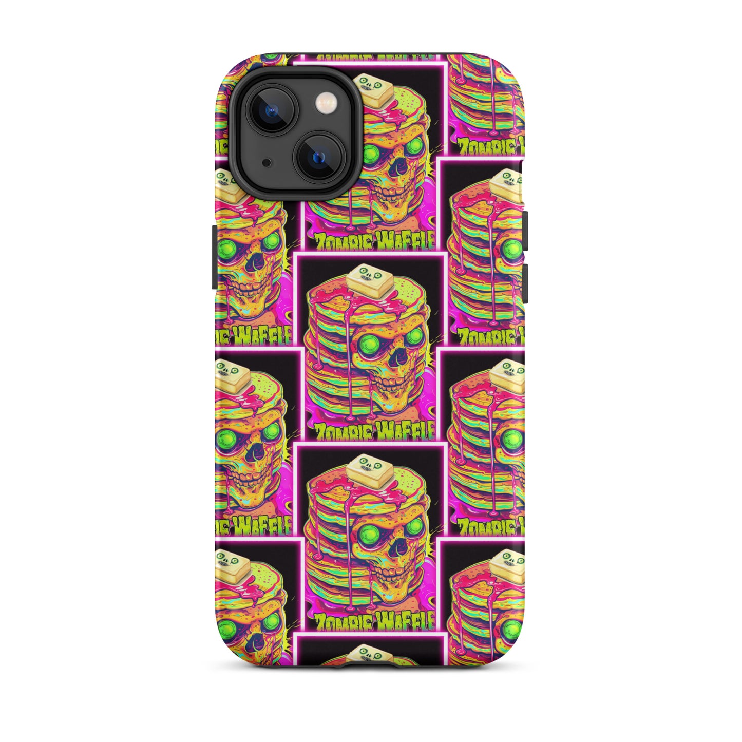 Neon Zombie Pancakes II Tough Case for iPhone®