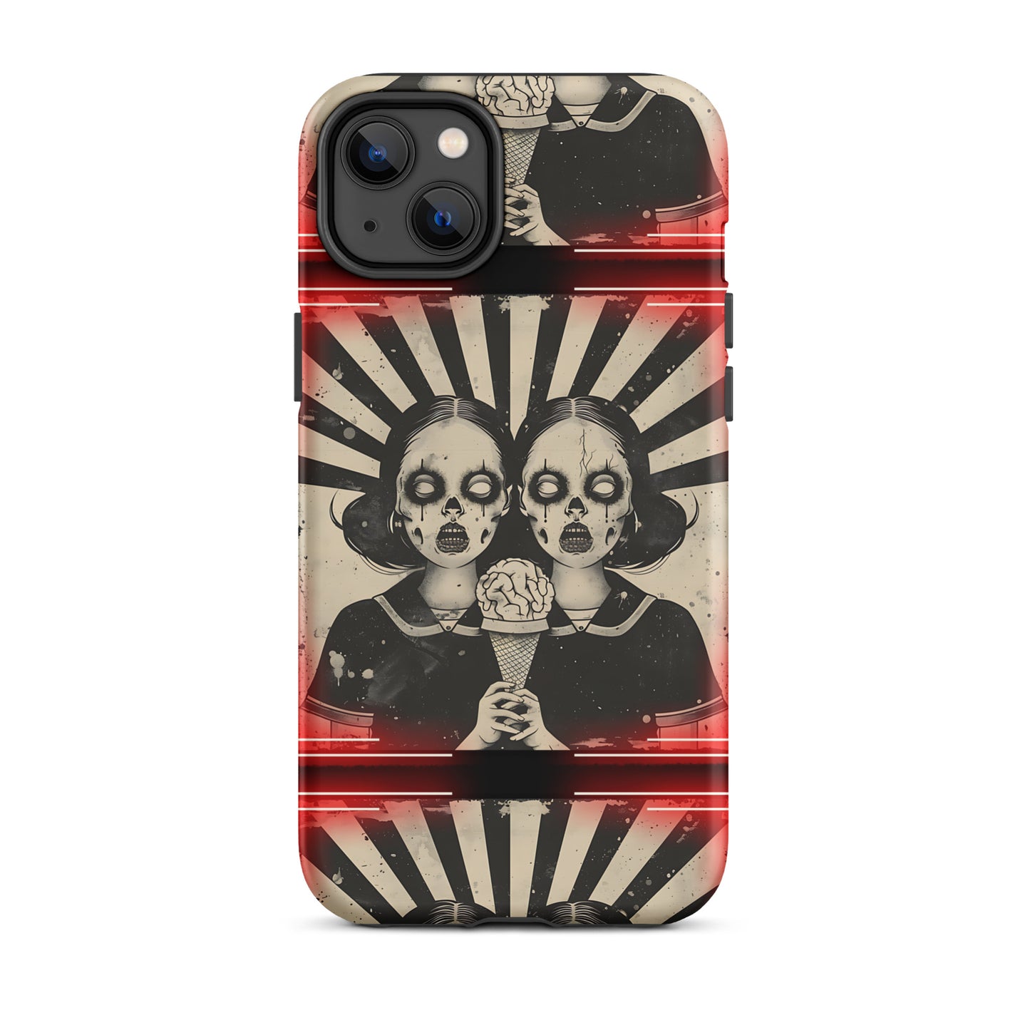 Zombie Twins Tiles Tough Case for iPhone®