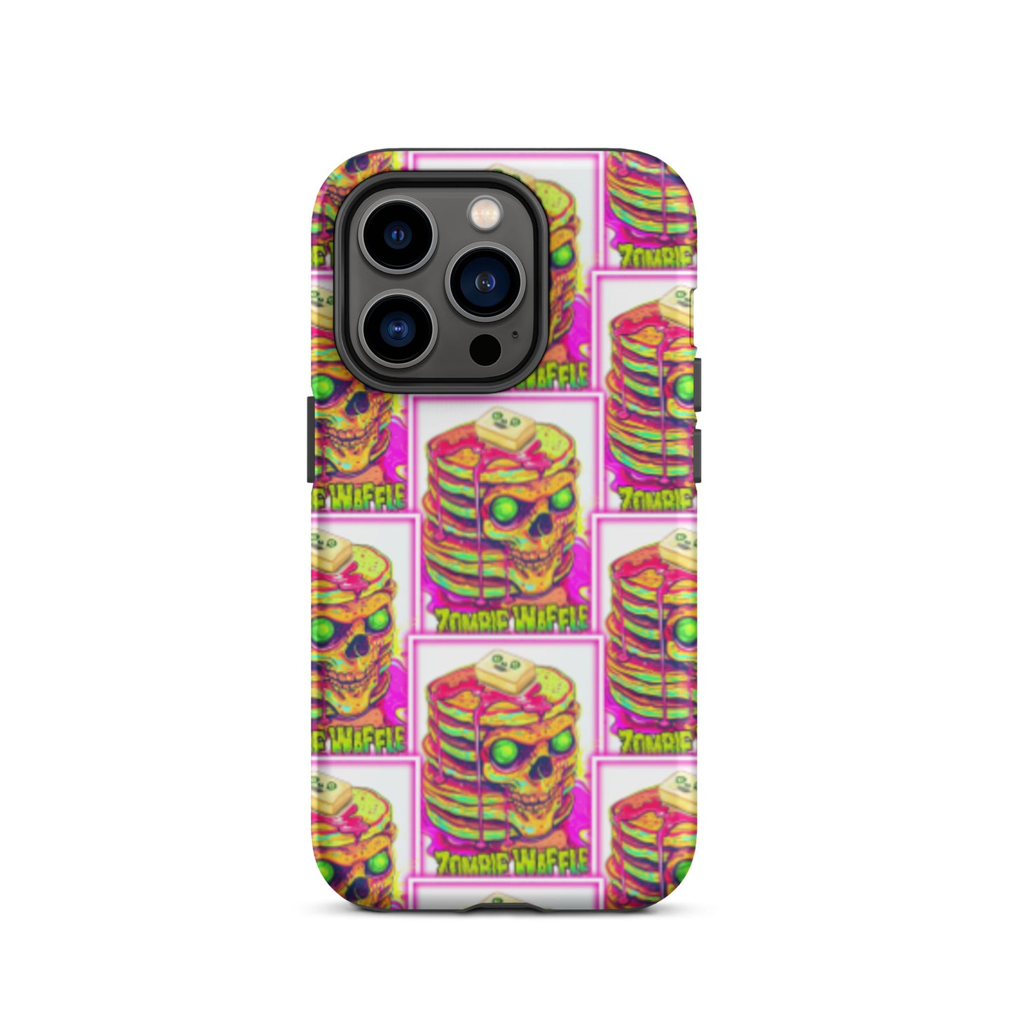 Neon Zombie Pancakes II Tough Case for iPhone®