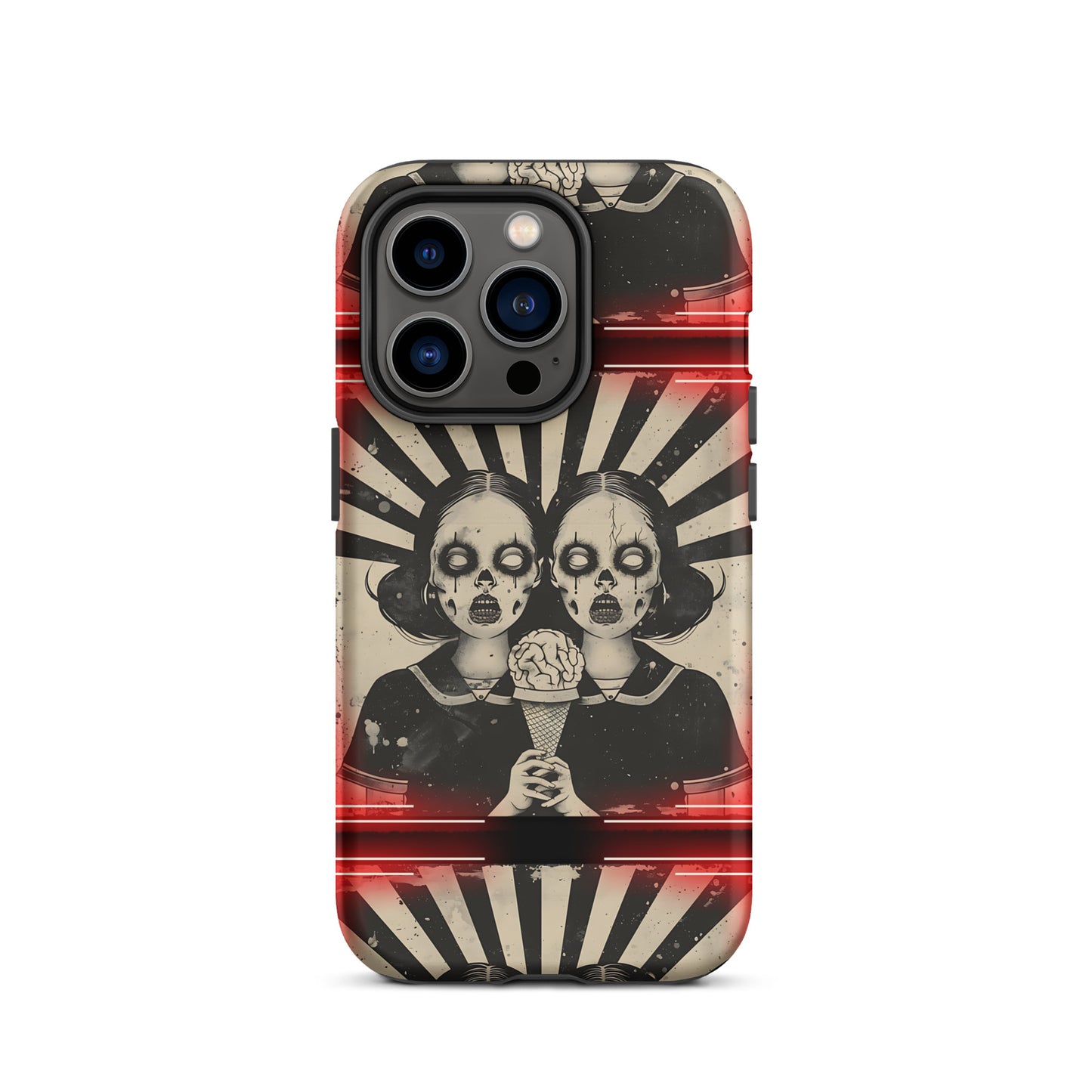 Zombie Twins Tiles Tough Case for iPhone®