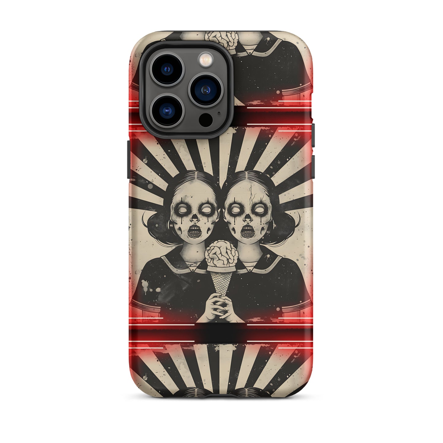 Zombie Twins Tiles Tough Case for iPhone®