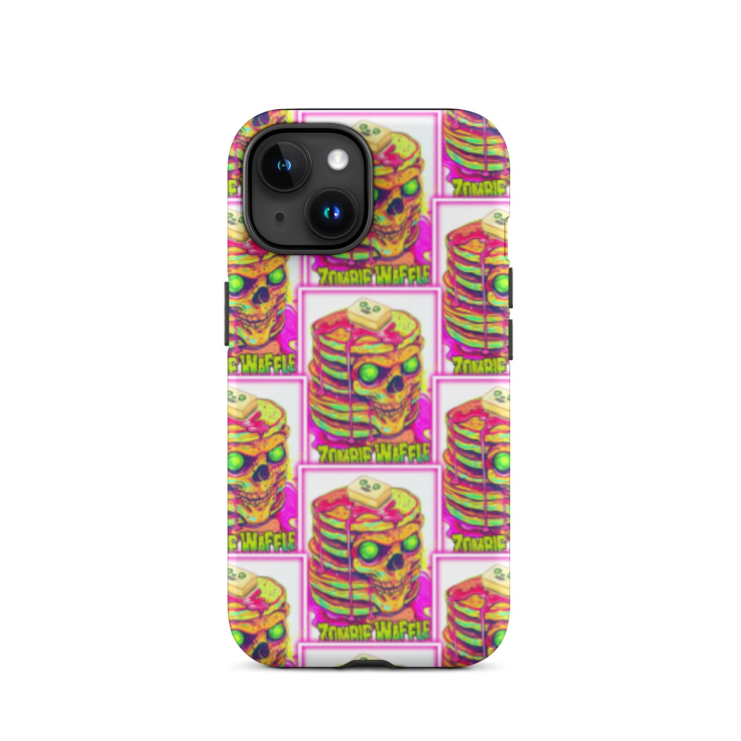 Neon Zombie Pancakes II Tough Case for iPhone®